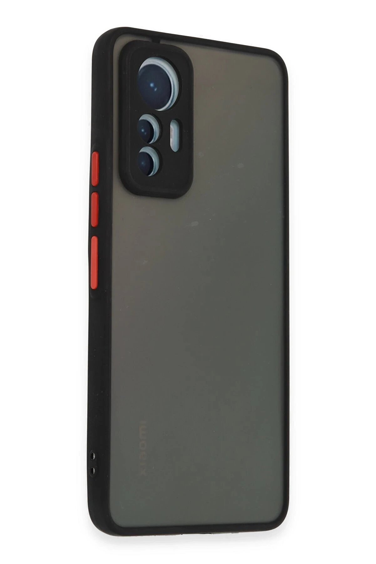 Xi̇aomi̇ Mi̇ 12 Li̇te Kılıf Montreal Si̇li̇kon Kapak - Si̇yah - Dropx8262-3527