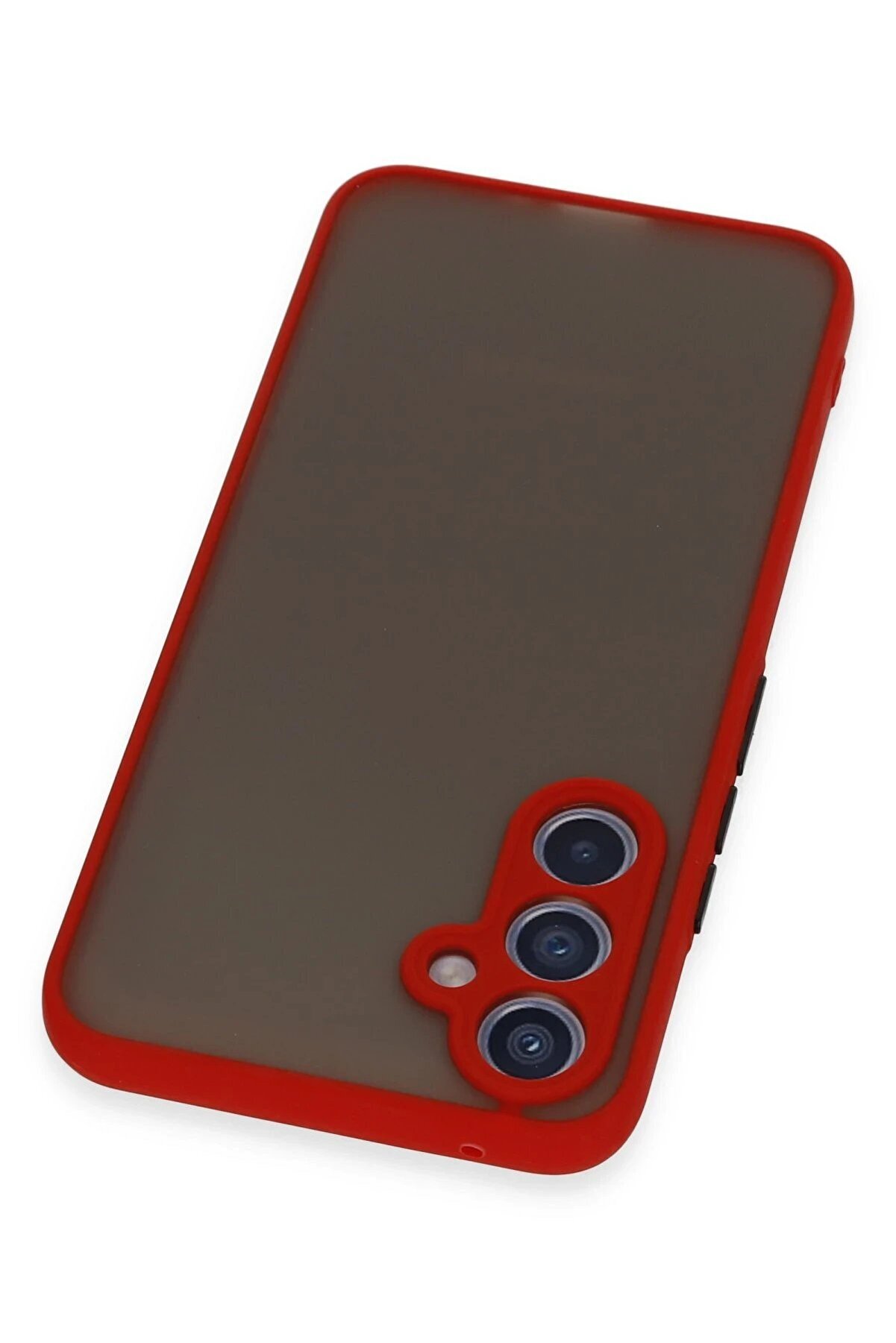 Samsung Galaxy A34 5G Kılıf Montreal Si̇li̇kon Kapak - Kırmızı - Dropx4737-1979