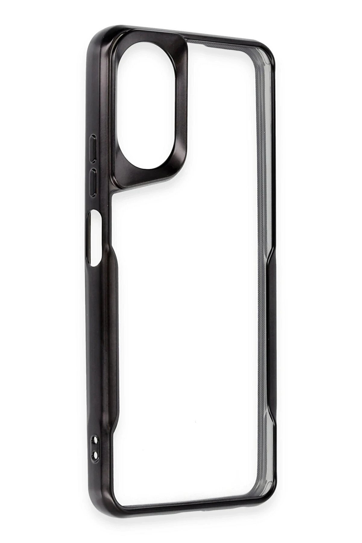 Oppo A38 Kılıf Boyi̇ Si̇li̇kon Kapak - Si̇yah - Dropx4543-9845