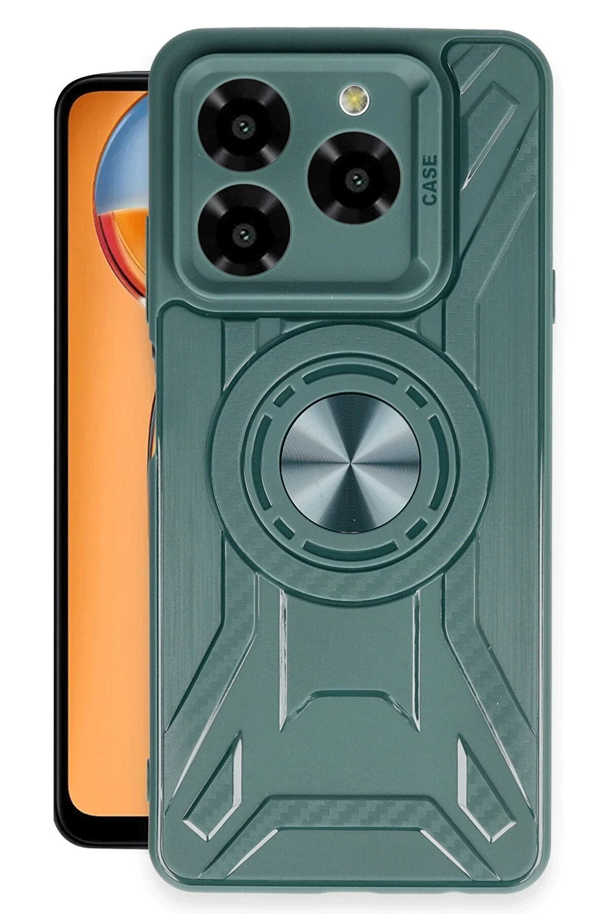 CepteToptan General Mobile Era 30 Kılıf Lincoln Silikon - Koyu Yeşil - aa4517-8936