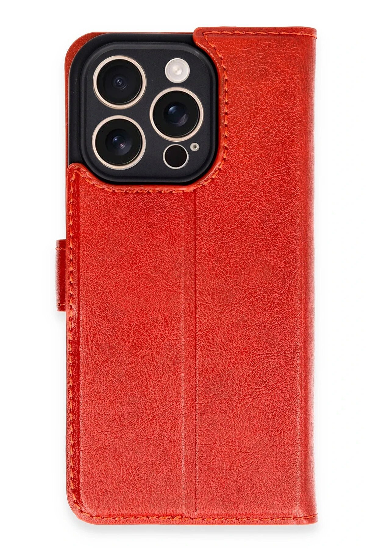 CepteToptan iPhone 16 Pro Kılıf Trend S Plus Kapaklı Kılıf - Kırmızı - DROPX5253-7059