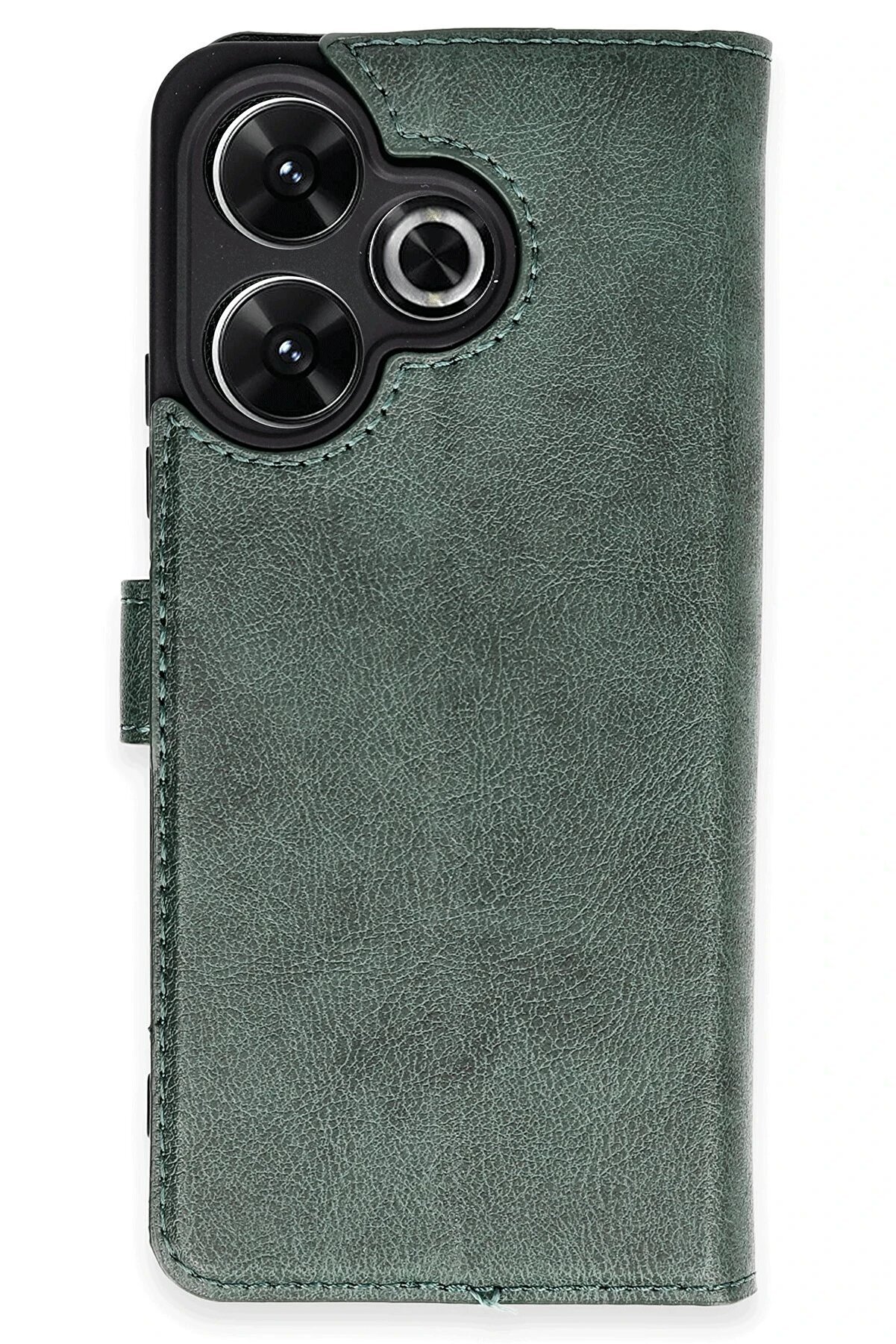 CepteToptan Xiaomi Redmi 13 4G Kılıf Trend S Plus Kapaklı Kılıf - Yeşil - DROPX6360-6580