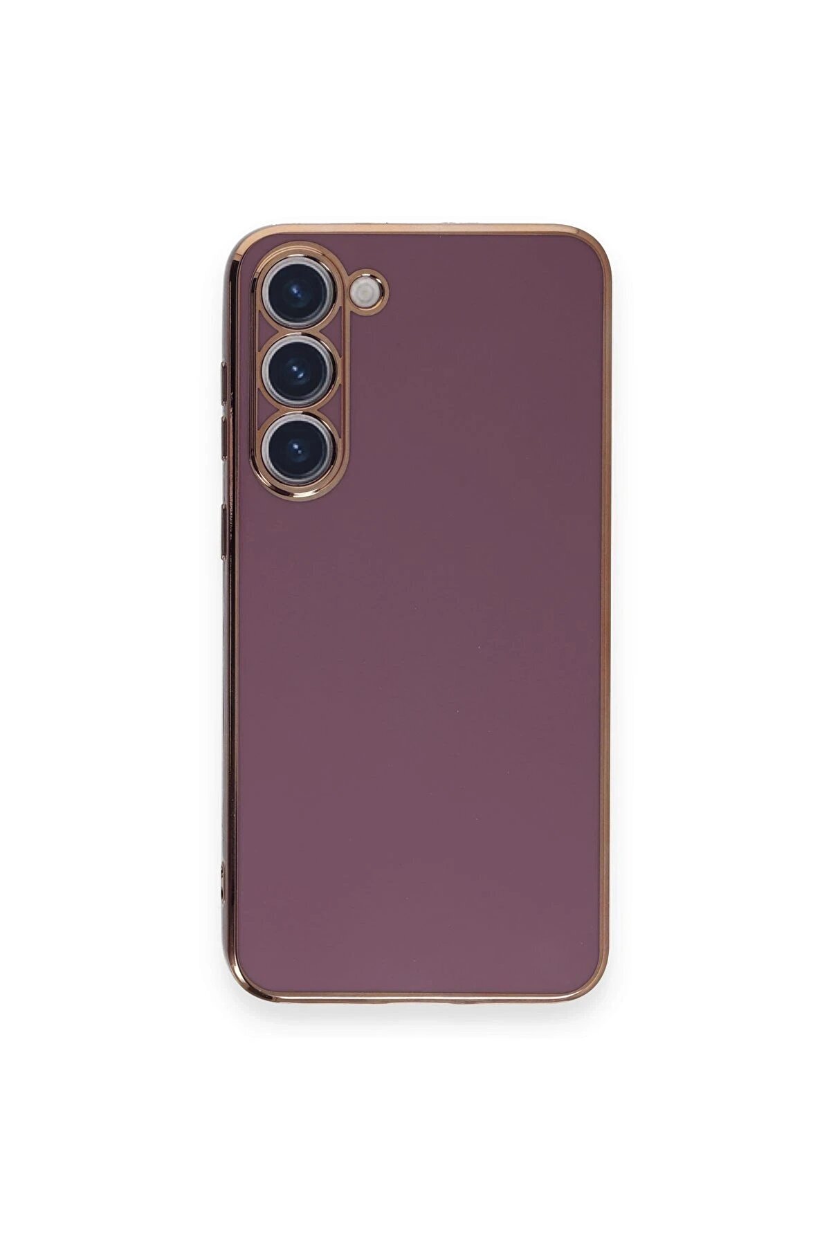 CepteToptan Samsung Galaxy S23 Plus Kılıf Volet Silikon - Mor - DROPX1869-9703