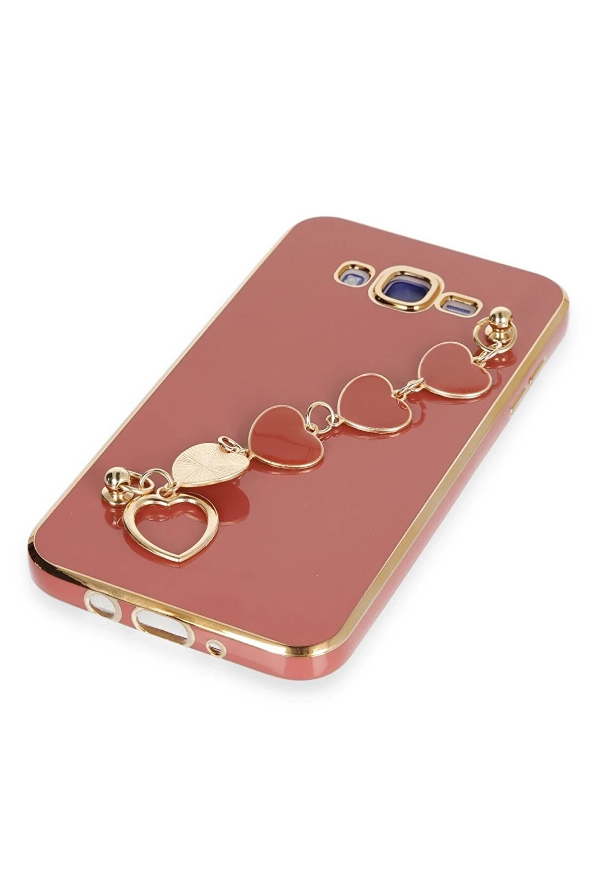 Samsung Galaxy J7 Kılıf Esi̇la Si̇li̇kon - Kırmızı - Dropx9096-3621