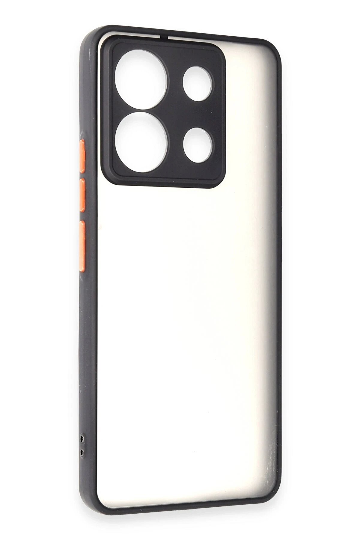 Xi̇aomi̇ Redmi̇ Note 13 5G Kılıf Montreal Si̇li̇kon Kapak - Si̇yah - Dropx5105-4157