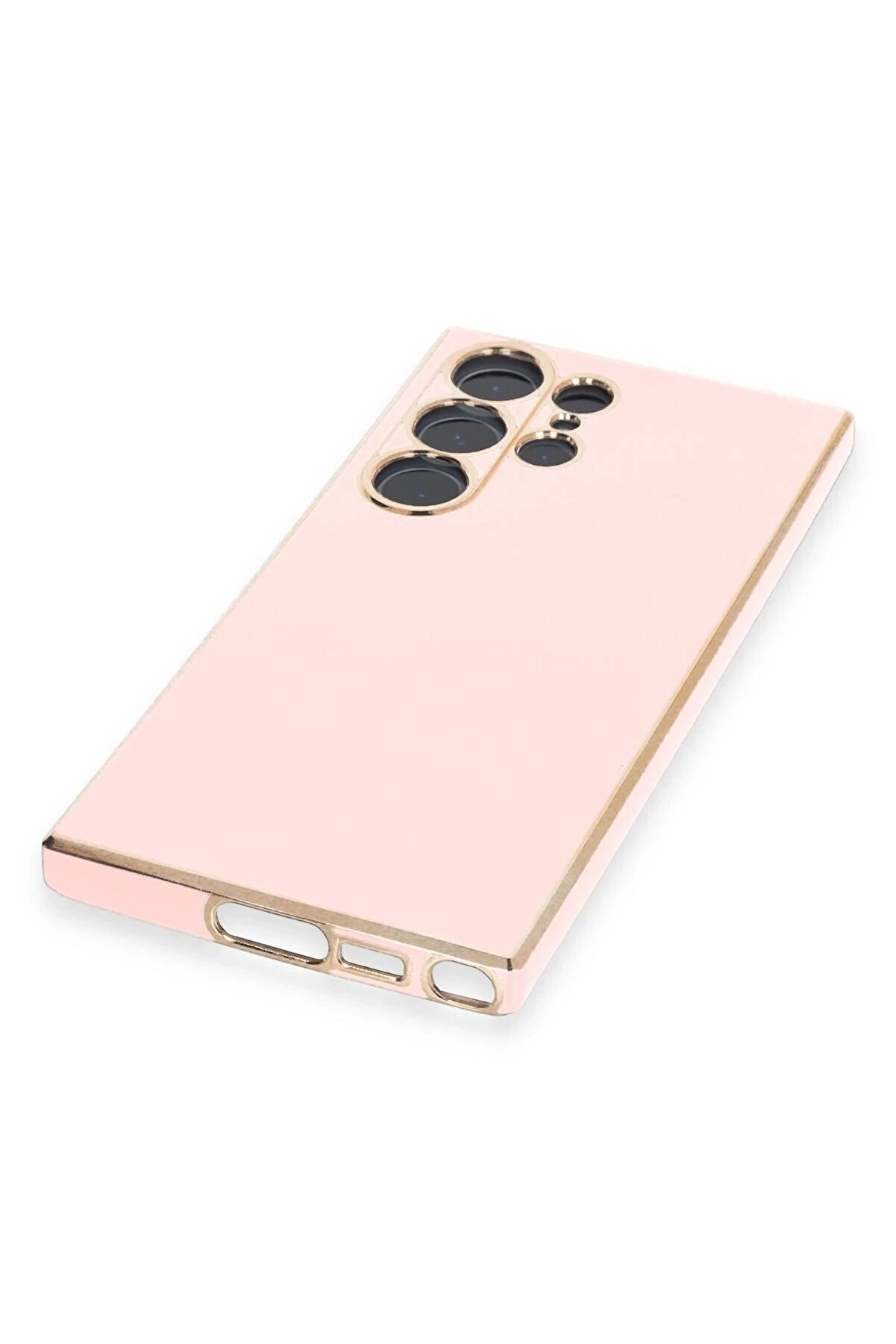 Samsung Galaxy S23 Ultra Kılıf Volet Si̇li̇kon - Pembe - Dropx9449-5410