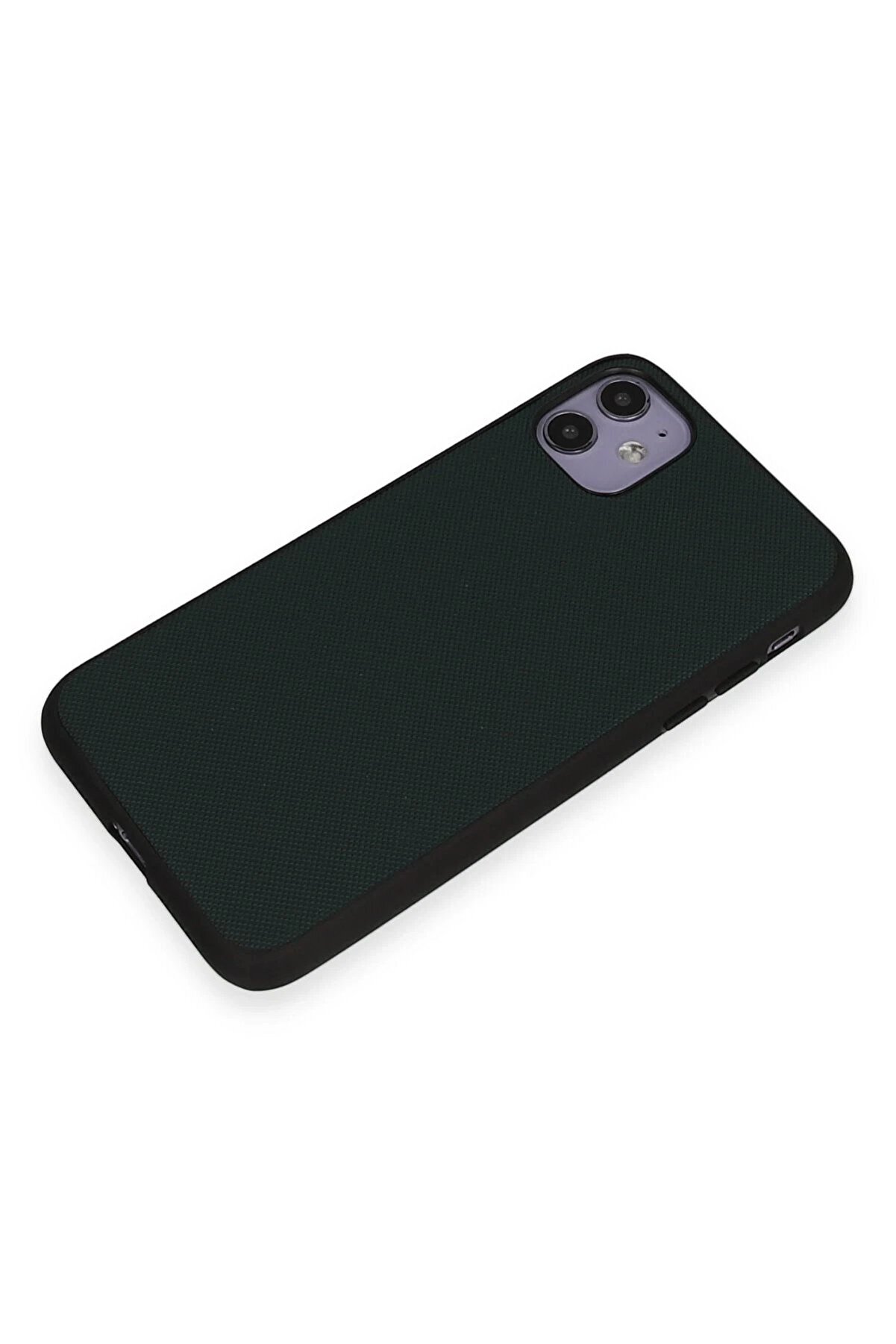İphone 11 Kılıf Taft Kapak - Koyu Yeşi̇l - Dropx4691-5640