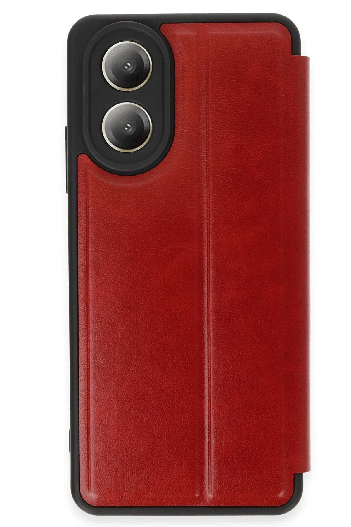 CepteToptan Oppo A38 Kılıf Flip Cover - Kırmızı - DROPX7871-5478