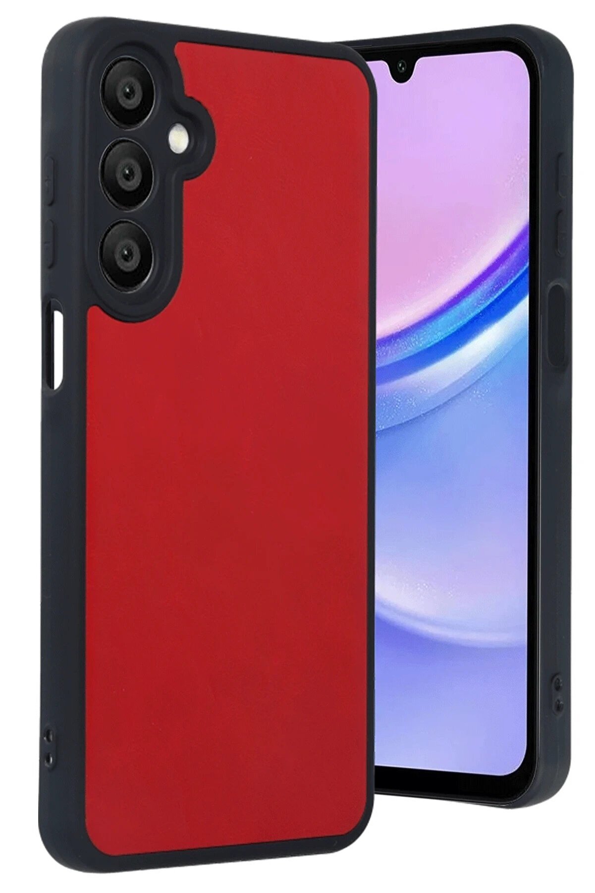 Samsung Galaxy A16 5G Kılıf Aras Deri̇ Kapak - Kırmızı - Dropx9550-9128