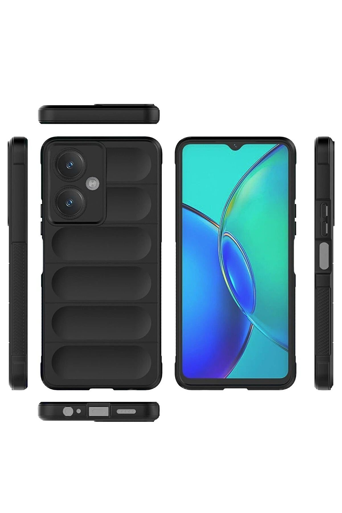 Vi̇vo Y27 Kılıf Opti̇mum Si̇li̇kon - Kırmızı - Dropx9726-2337