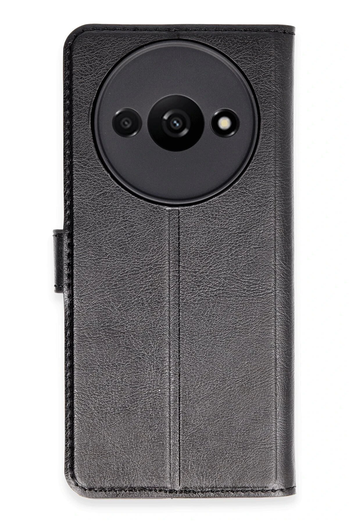 CepteToptan Xiaomi Redmi A3 4G Kılıf Trend S Plus Kapaklı Kılıf - Siyah - DROPX9039-3175