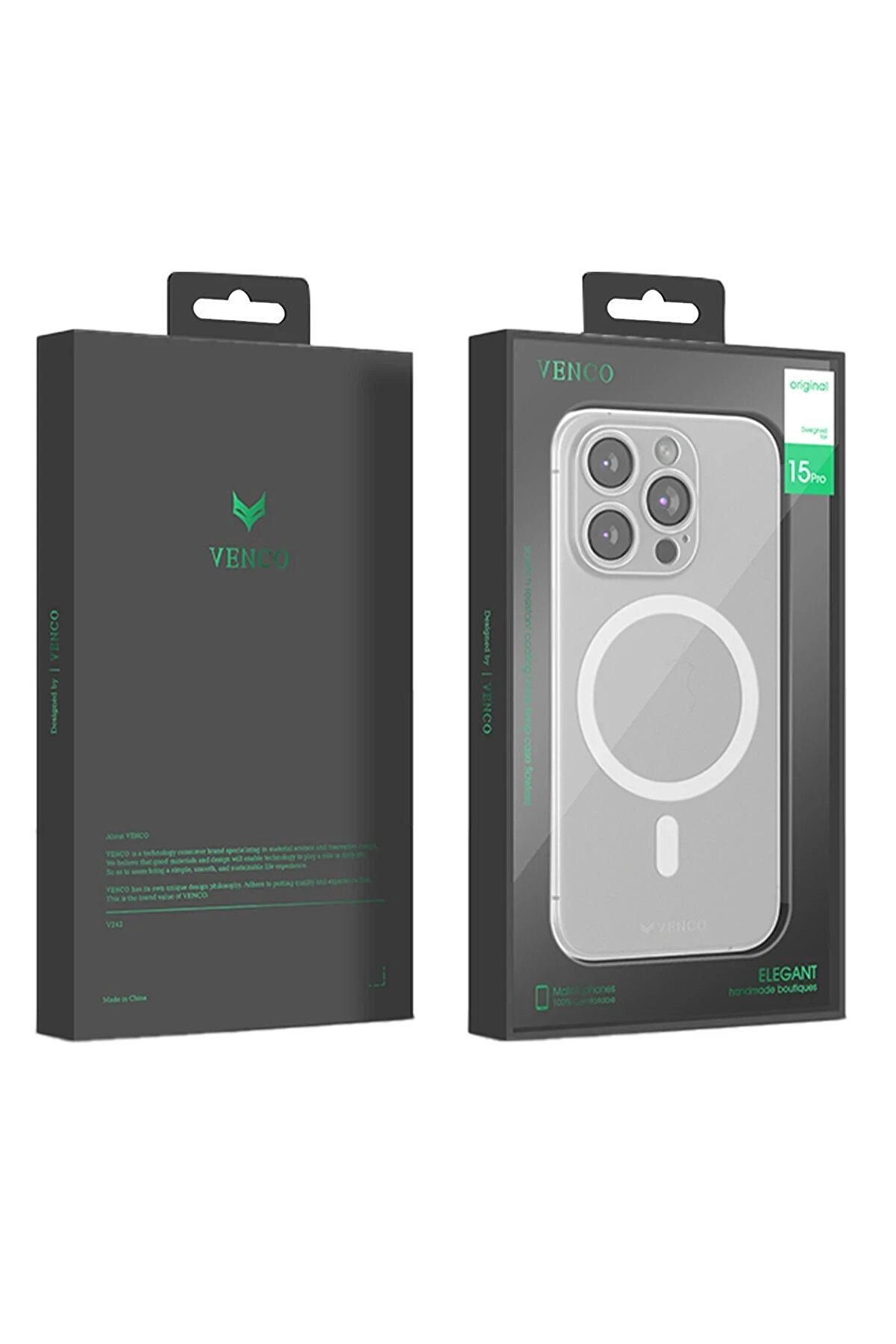 İphone 16 Pro Max Sense Magsafe Kapak - Şeffaf - Dropx4936-6673