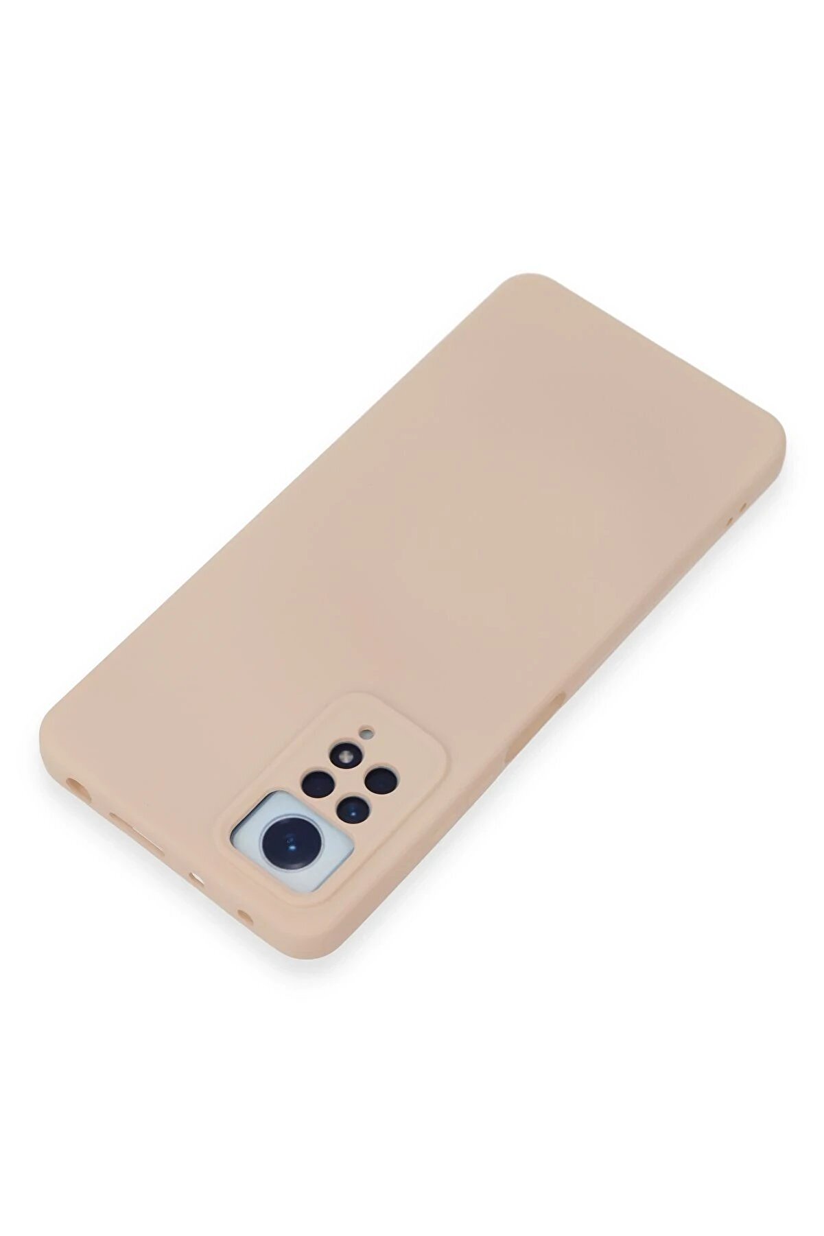 Xi̇aomi̇ Redmi̇ Note 12 Pro 4G Kılıf Nano İçi̇ Kadi̇fe Si̇li̇kon - Pudra - Dropx6251-1936