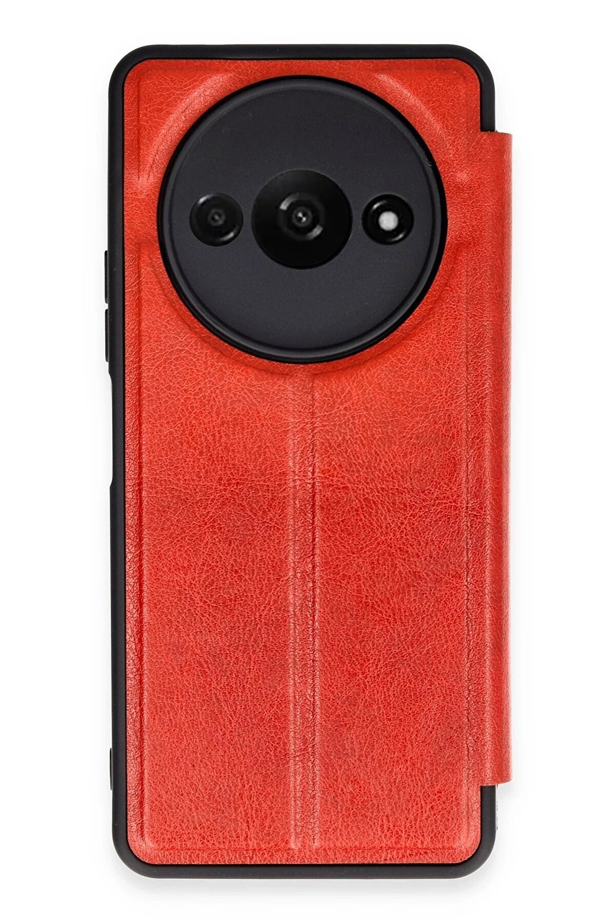 CepteToptan Xiaomi Redmi A3 4G Kılıf Flip Cover - Kırmızı - DROPX4949-2242