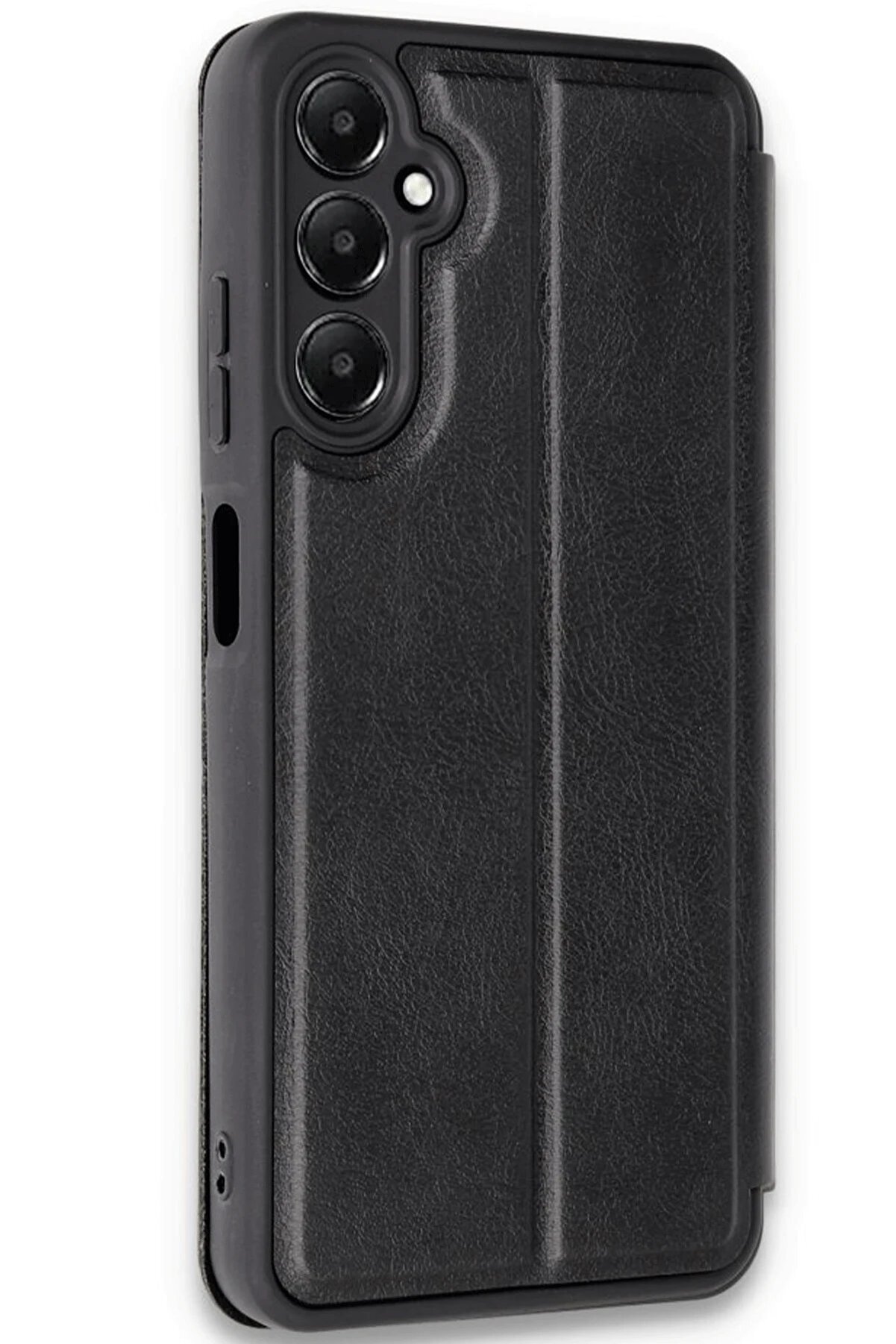 Samsung Galaxy A35 5G Kılıf Fli̇p Cover - Si̇yah - Dropx7577-8305