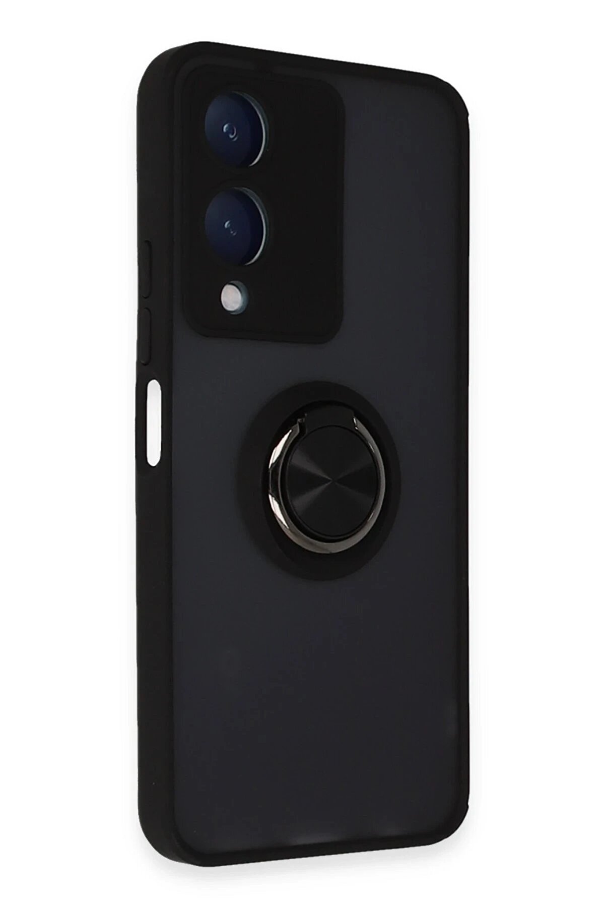 Vi̇vo Y17S Kılıf Montreal Y&uuml;z&uuml;kl&uuml; Si̇li̇kon Kapak - Si̇yah - Dropx5379-8156