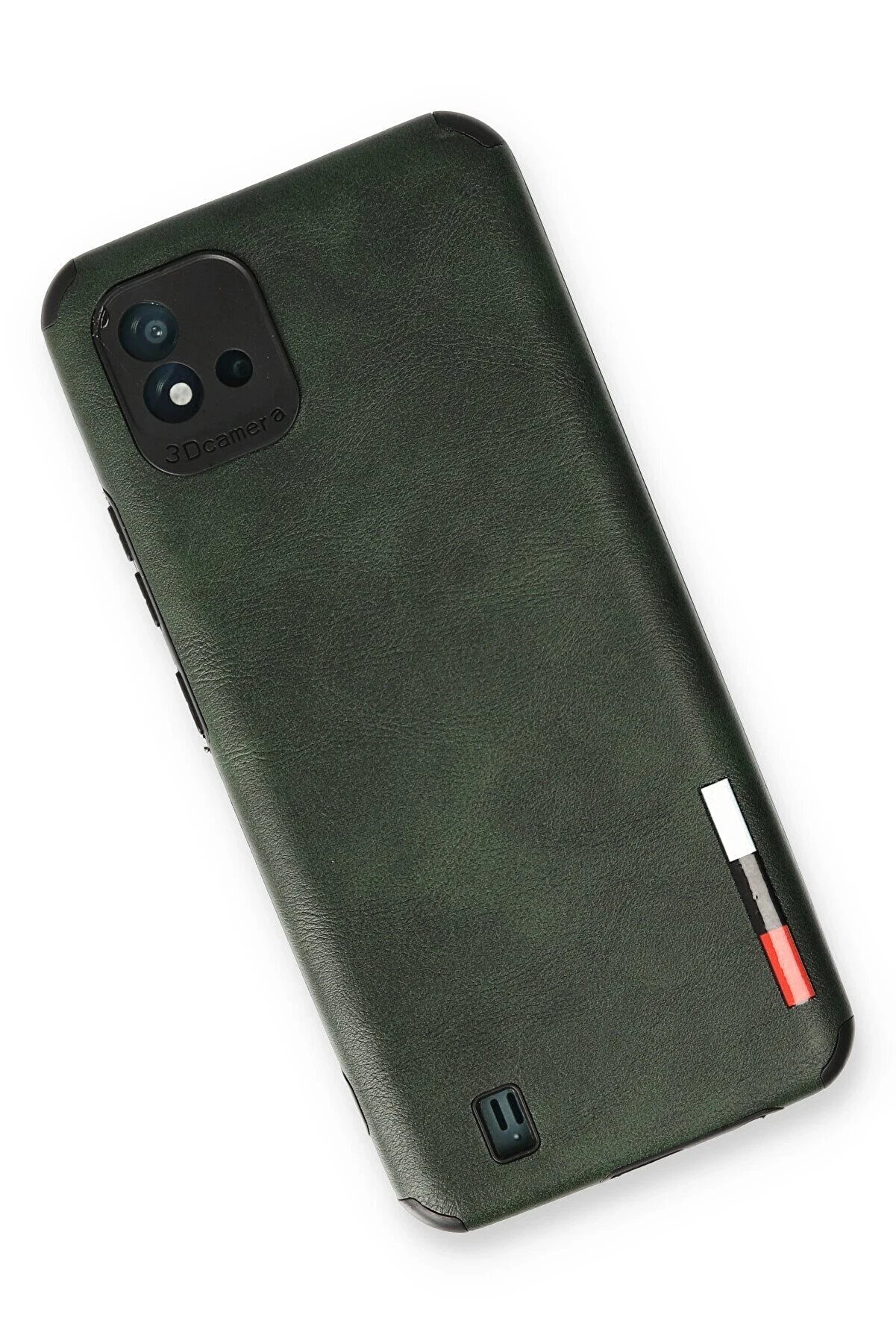 Realme C11 2021 Kılıf Loop Deri̇ Si̇li̇kon - Yeşi̇l - Dropx5790-8917