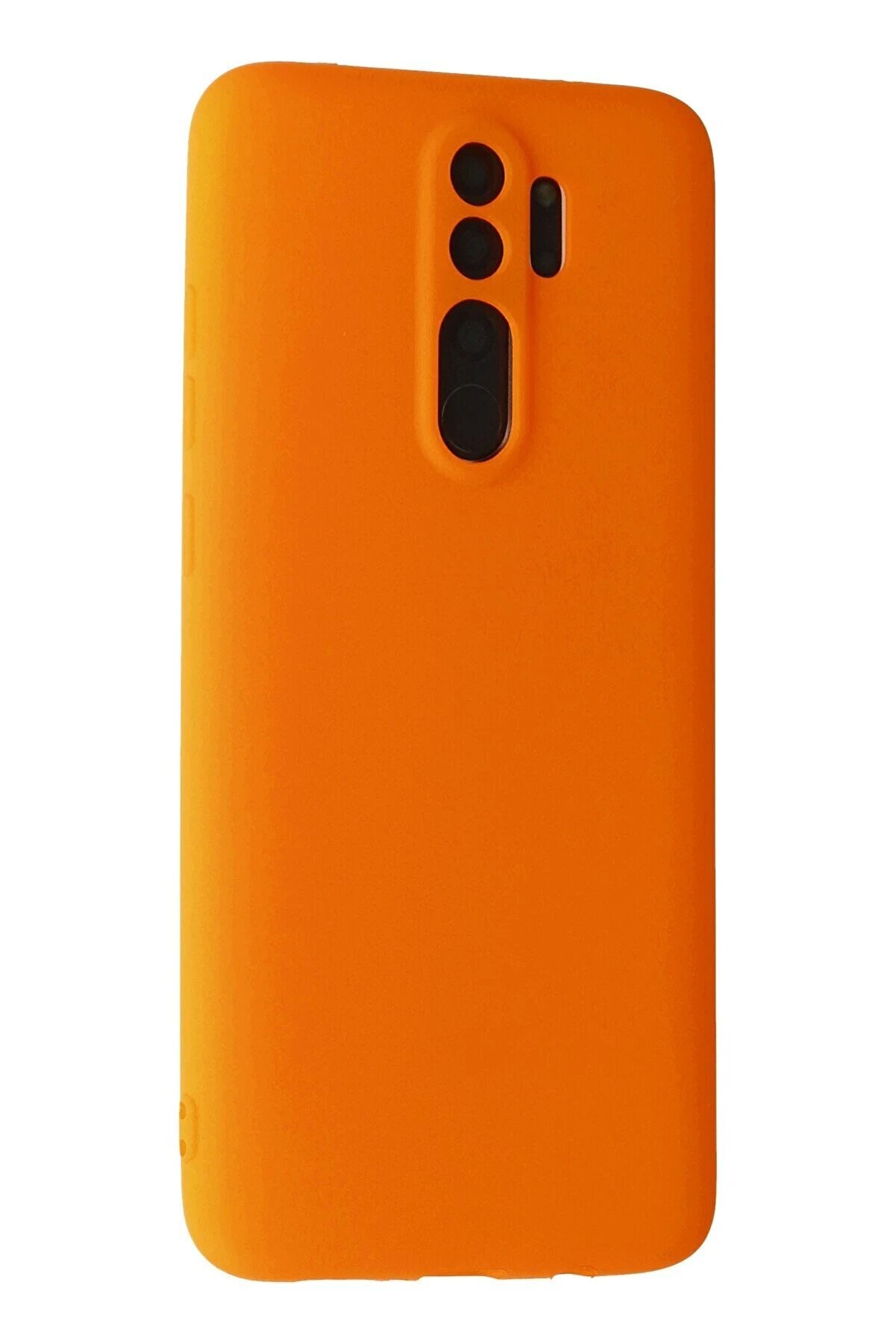 Xi̇aomi̇ Redmi̇ Note 8 Pro Kılıf Fi̇rst Si̇li̇kon - Turuncu - Dropx5029-6276