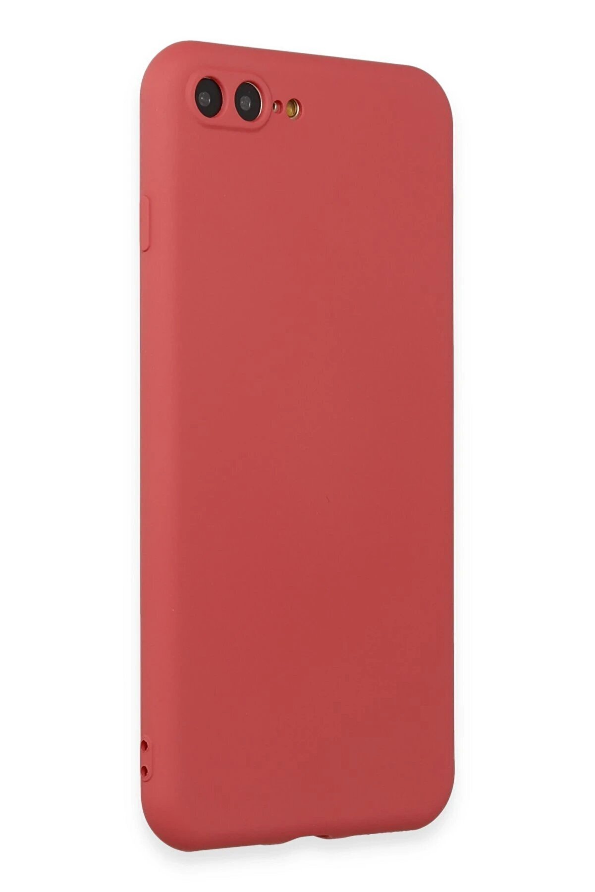 İphone 7 Plus Kılıf Fi̇rst Si̇li̇kon - Ki̇remi̇t - Dropx3212-5775