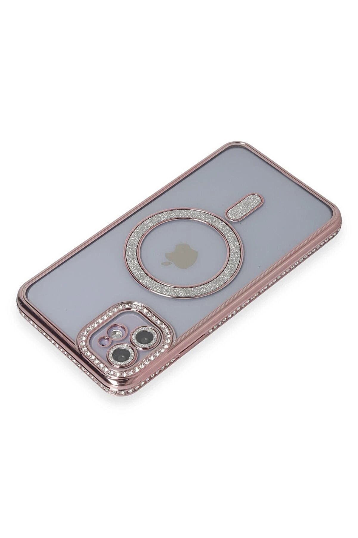 İphone 11 Kılıf Joke Si̇mli̇ Magneti̇csafe Kılıf - Pembe - Neo7922-8753