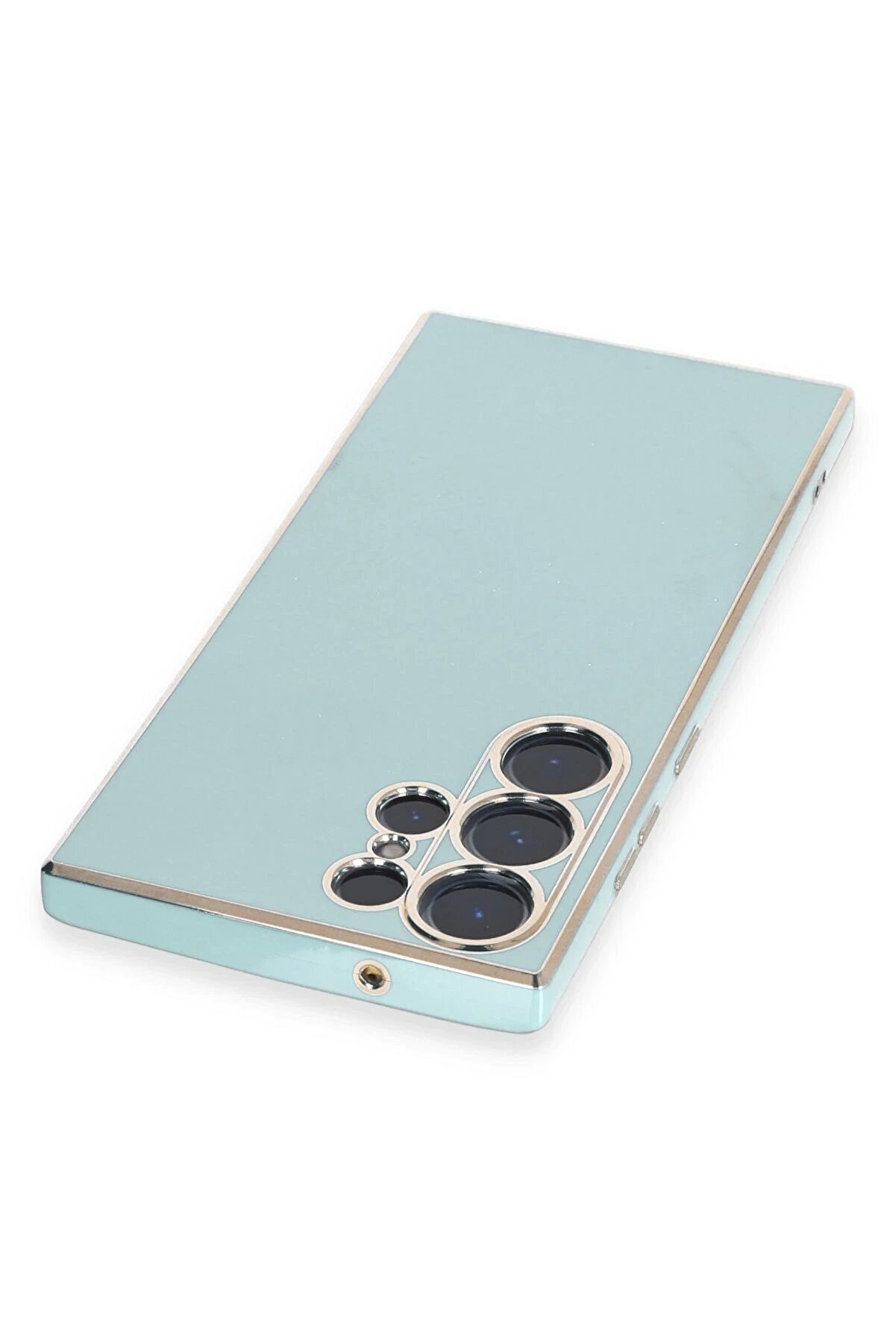 Samsung Galaxy S23 Ultra Kılıf Volet Si̇li̇kon - Açık Yeşi̇l - Dropx4401-8888