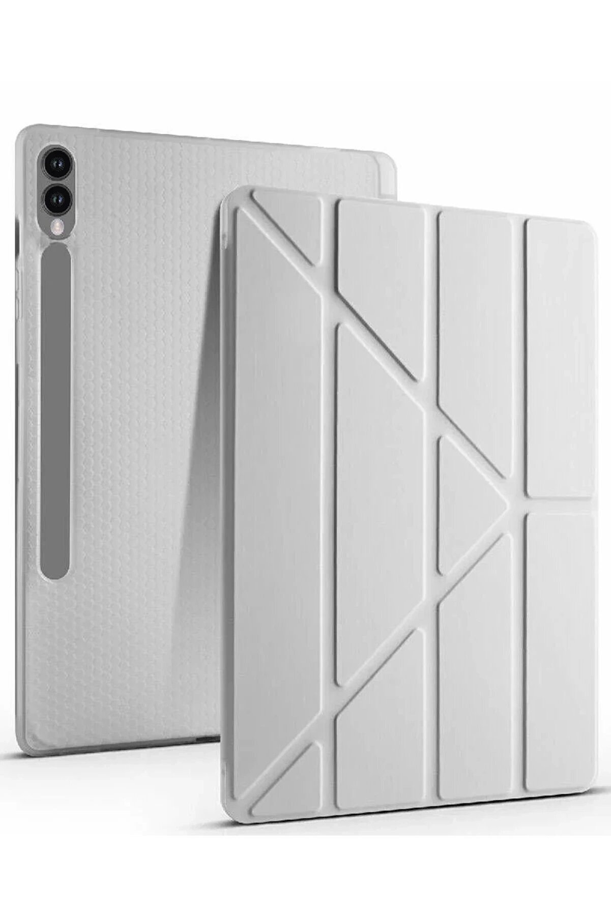 CepteToptan Samsung Galaxy X610 Tab S9 FE Plus 12.4 Kılıf Kalemlikli Mars Tablet Kılıfı - DROPX9017-7143