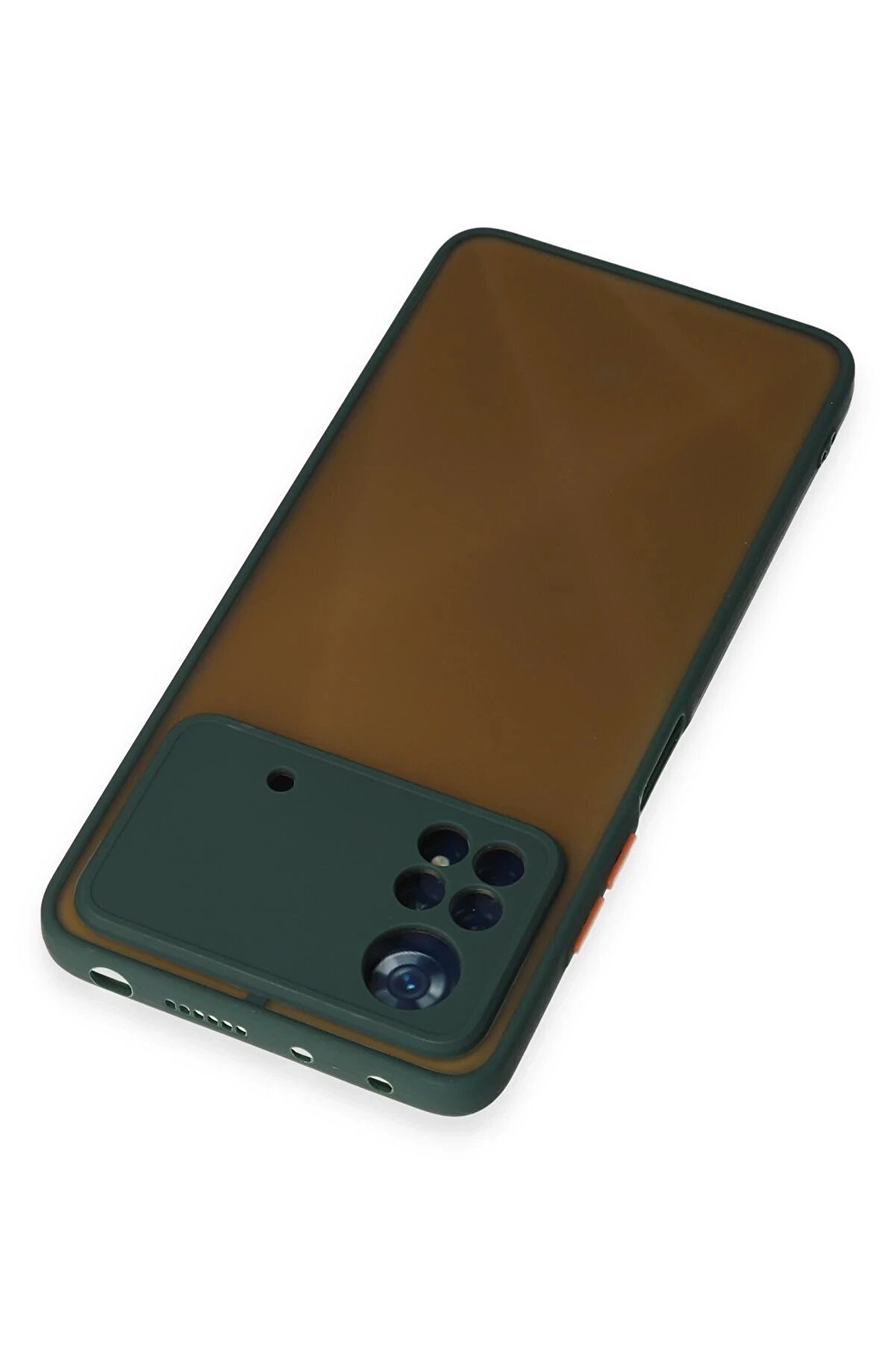 Xi̇aomi̇ Poco X4 Pro 5G Kılıf Montreal Si̇li̇kon Kapak - Yeşi̇l - Dropx5637-2405