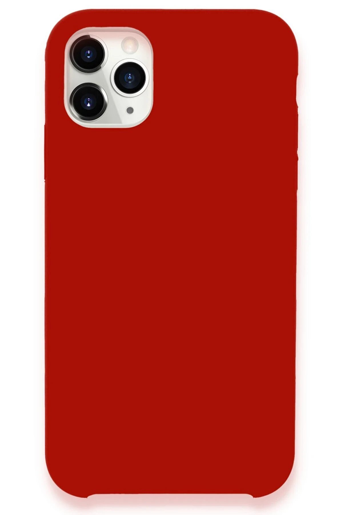 CepteToptan iPhone 11 Pro Kılıf Lansman Legant Silikon - Kırmızı - DROPX6011-9980