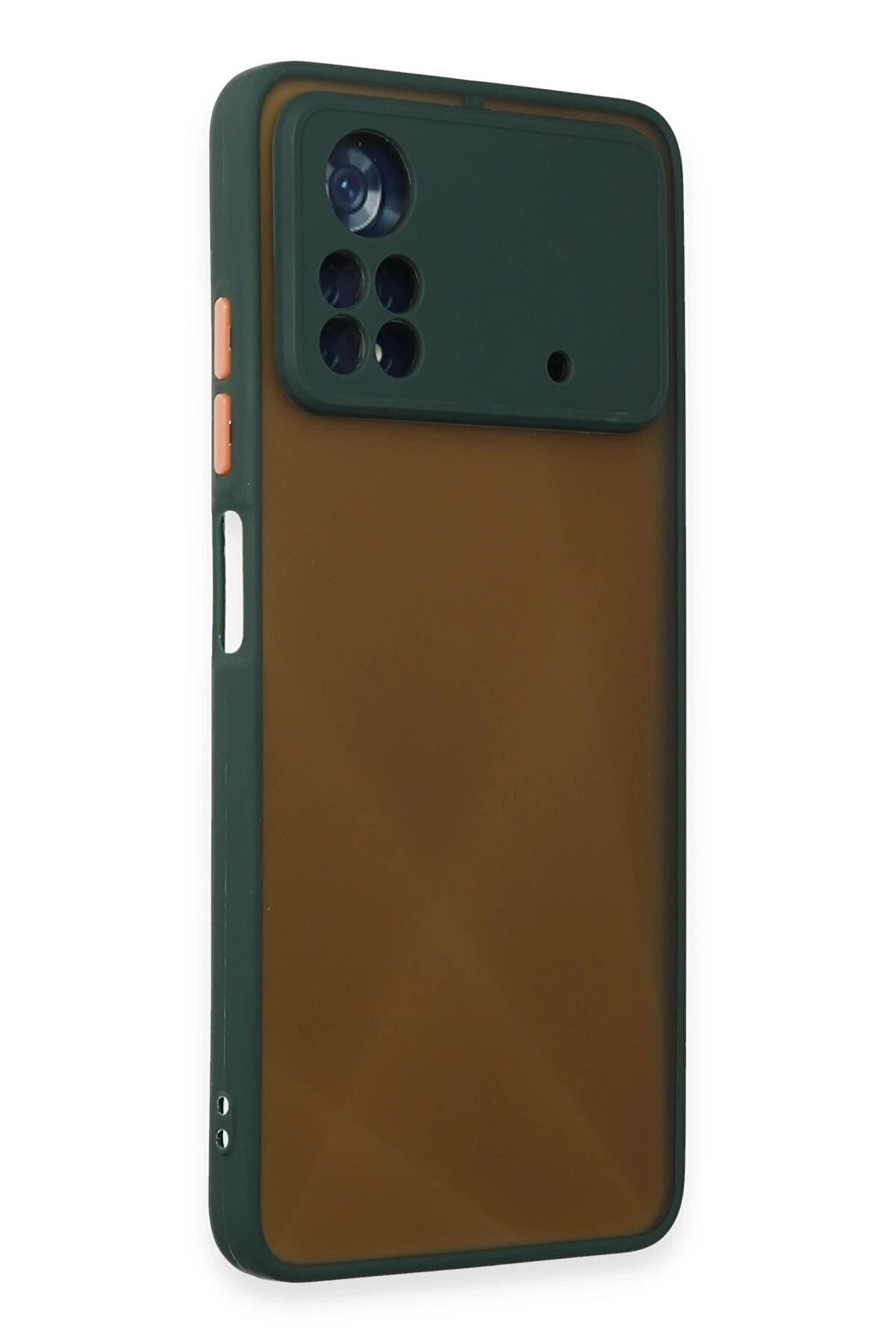 Xi̇aomi̇ Poco X4 Pro 5G Kılıf Montreal Si̇li̇kon Kapak - Yeşi̇l - Dropx5637-2405