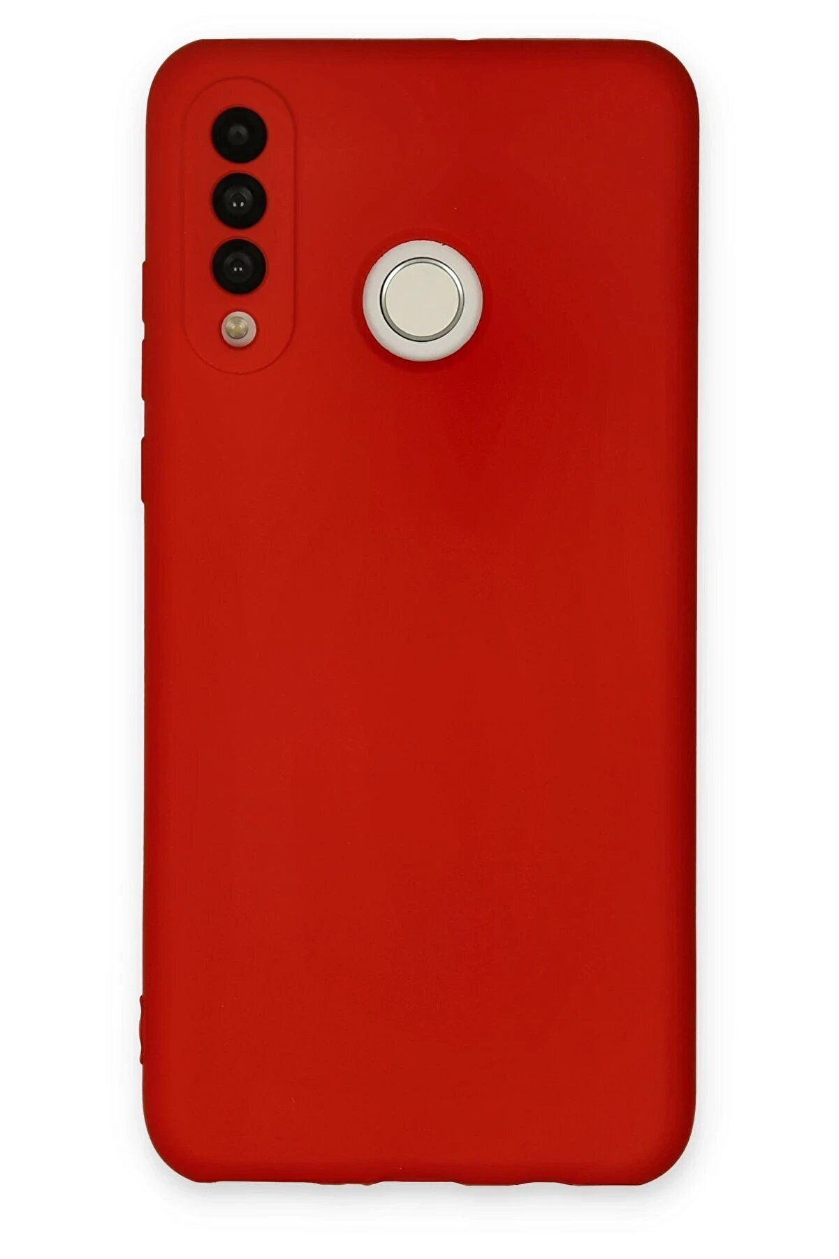 CepteToptan Huawei P30 Lite Kılıf Nano içi Kadife Silikon - Kırmızı - DROPX8091-2663