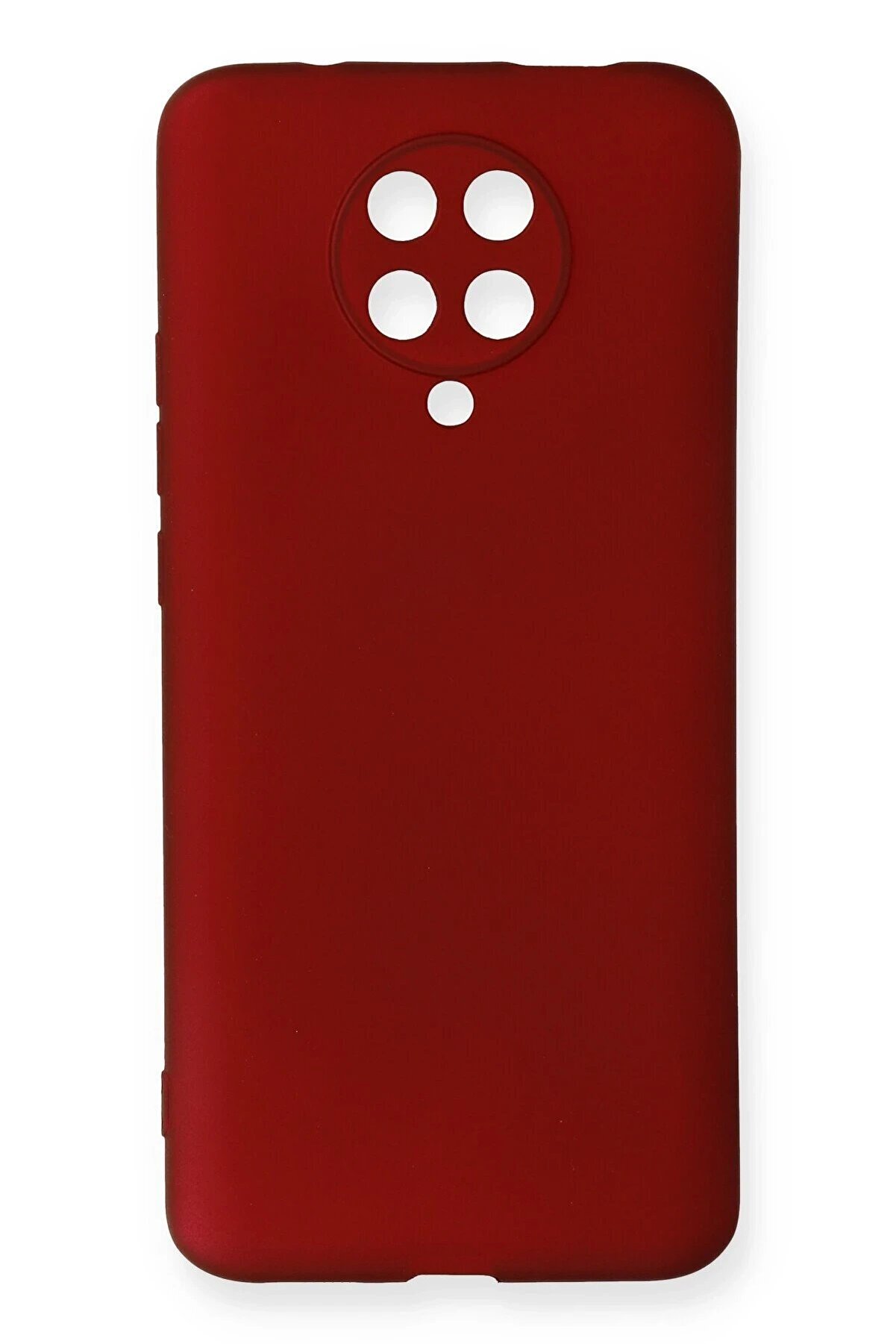 CepteToptan Xiaomi K30 Pro Kılıf First Silikon - Bordo - DROPX5166-5096