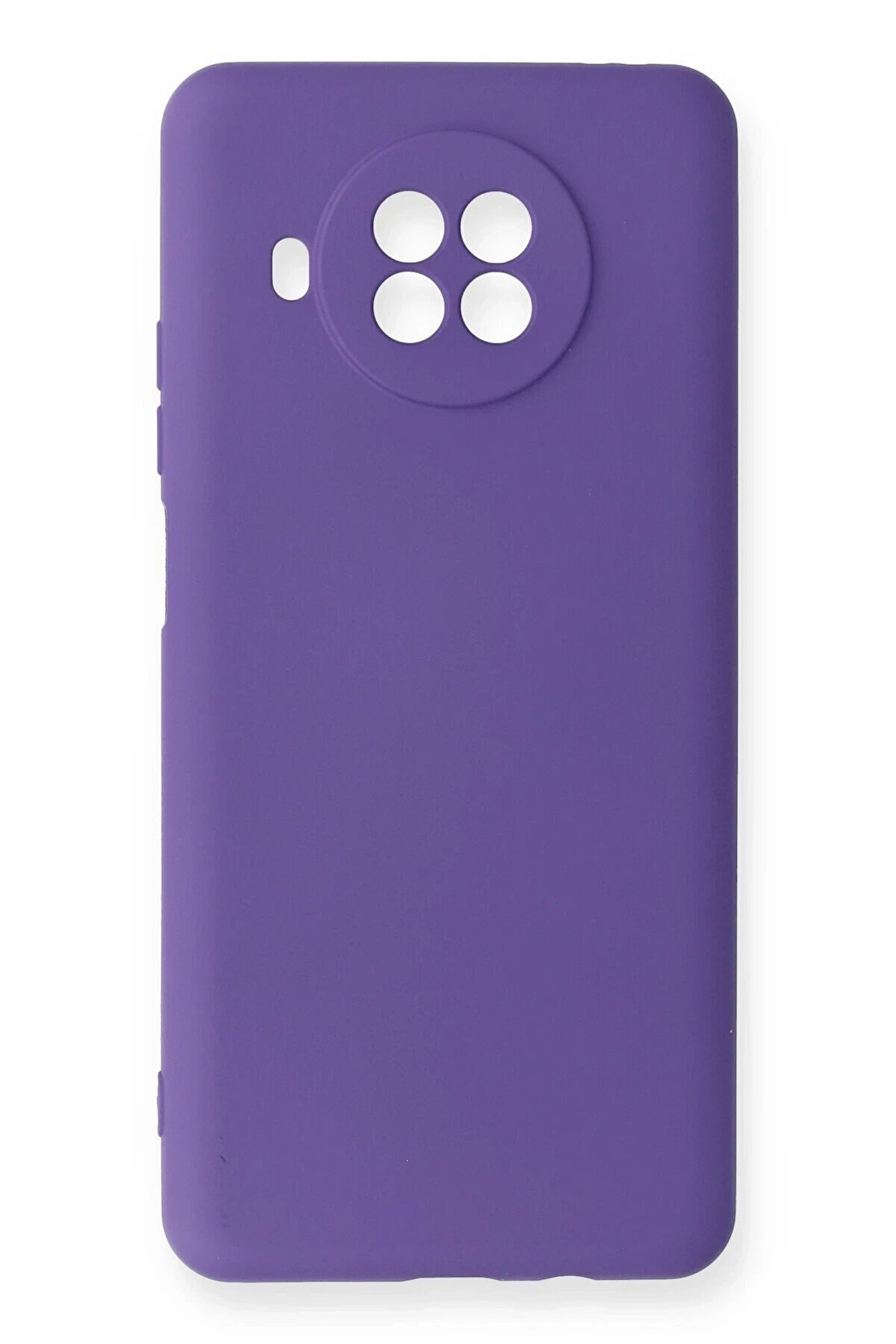 CepteToptan Xiaomi Mi 10T Lite Kılıf Nano i&ccedil;i Kadife Silikon - Mor - DROPX1617-2332