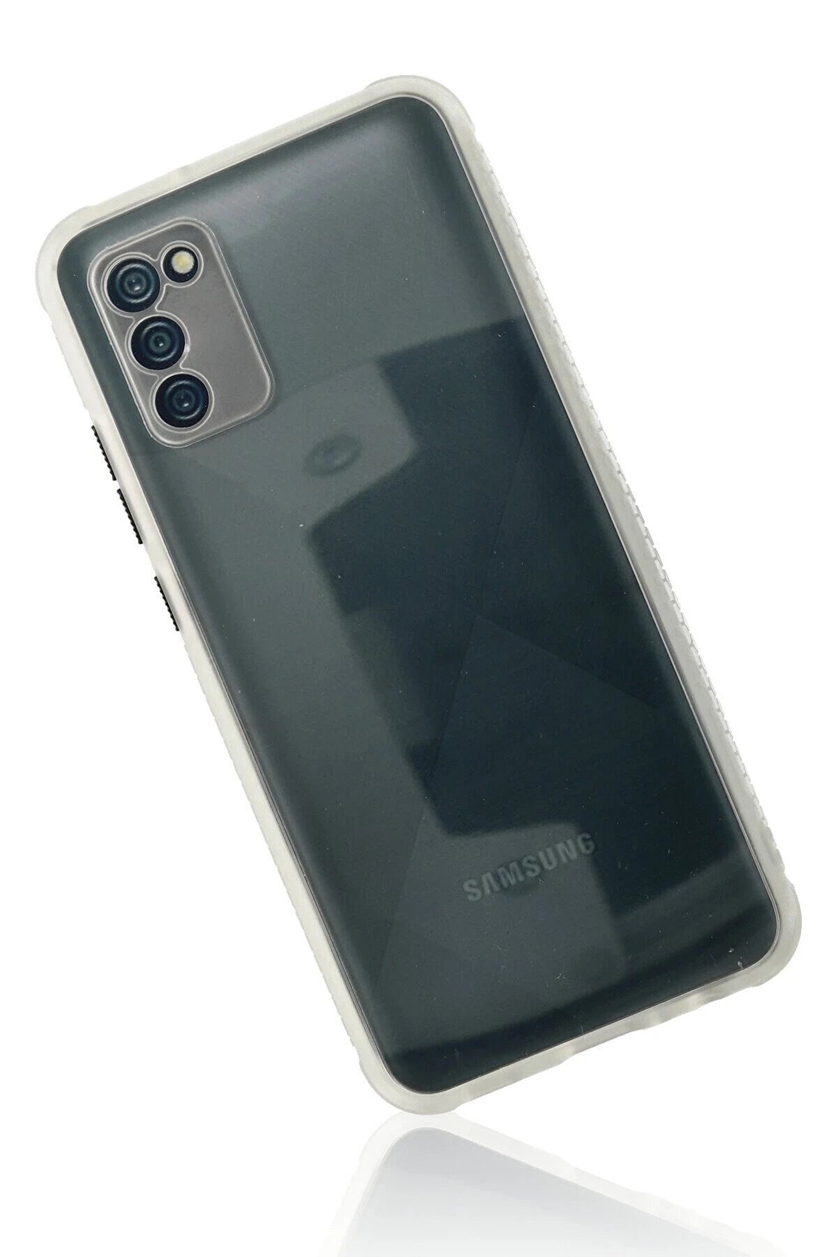 Samsung Galaxy A02S Kılıf Mi̇ami̇ Şeffaf Si̇li̇kon - Şeffaf - Dropx5011-8860