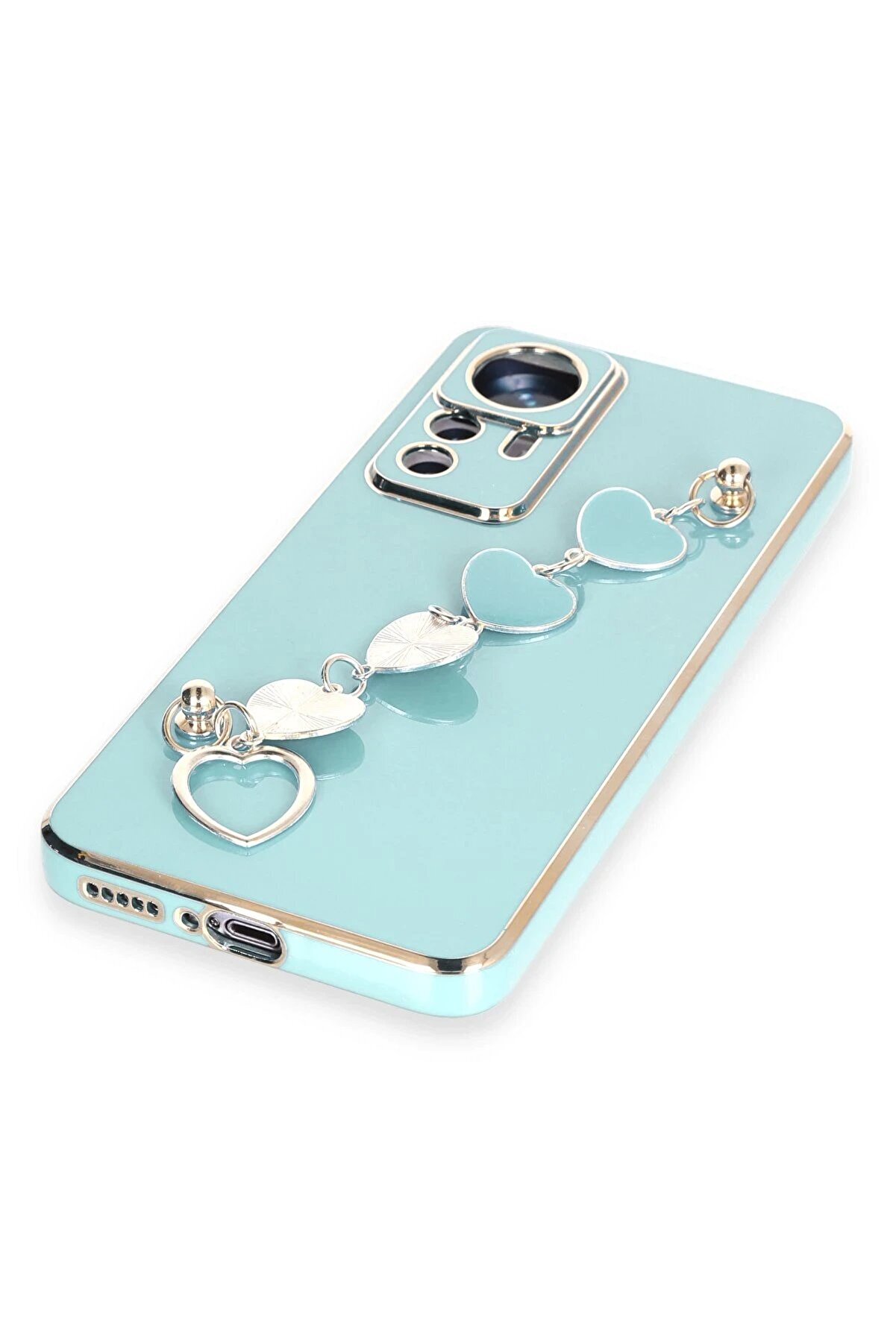 Xi̇aomi̇ Mi̇ 12T Pro Kılıf Esi̇la Si̇li̇kon - Su Yeşi̇li̇ - Dropx7630-1893