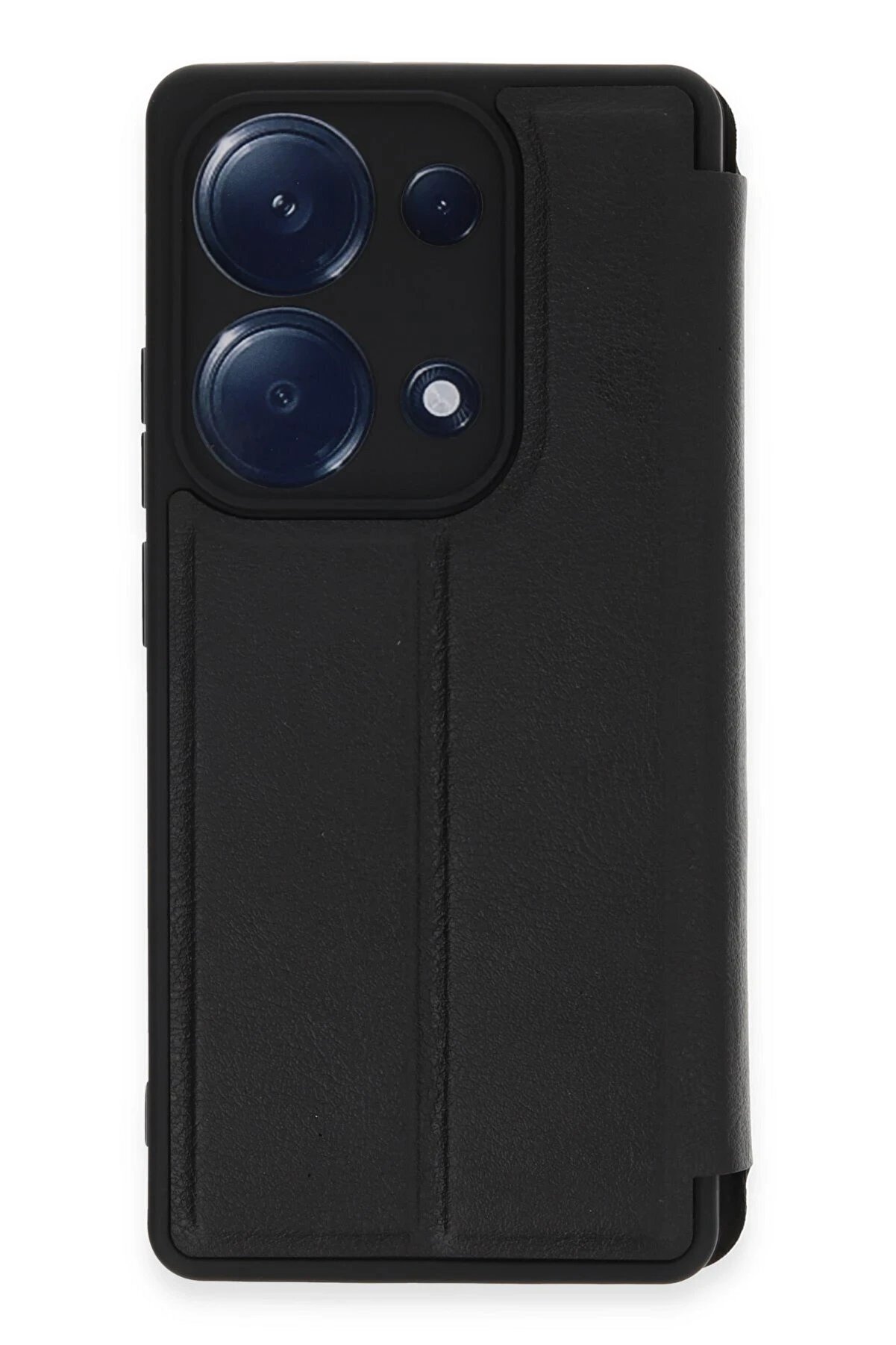 Xi̇aomi̇ Redmi̇ Note 13 Pro 4G Kılıf Fli̇p Cover - Si̇yah - Dropx4438-7752