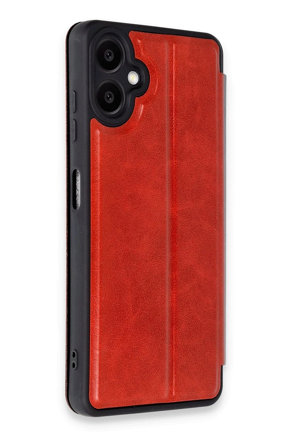 Samsung Galaxy A06 Kılıf Fli̇p Cover - Kırmızı - Dropx2127-2184