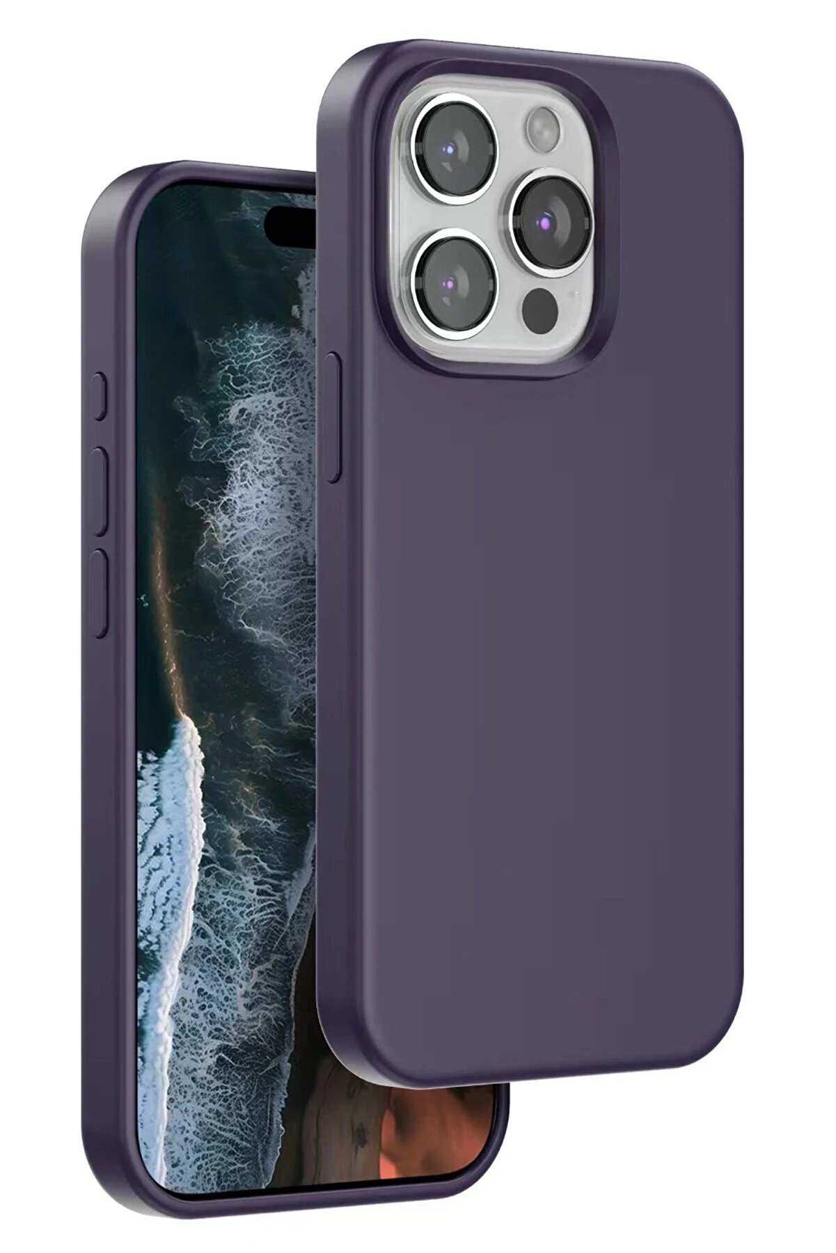 CepteToptan iPhone 14 Pro Home Magsafe Kapak - Derin Mor - DROPX6480-6531