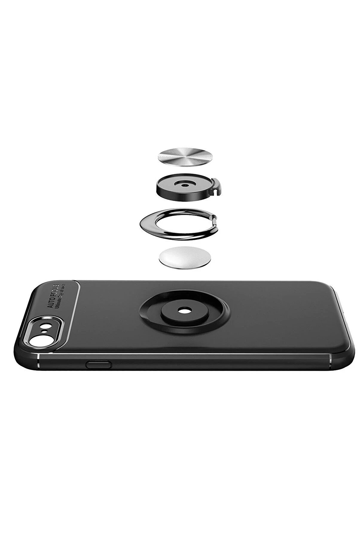 İphone 7 Kılıf Range Y&uuml;z&uuml;kl&uuml; Si̇li̇kon - Kırmızı - Dropx8958-9488