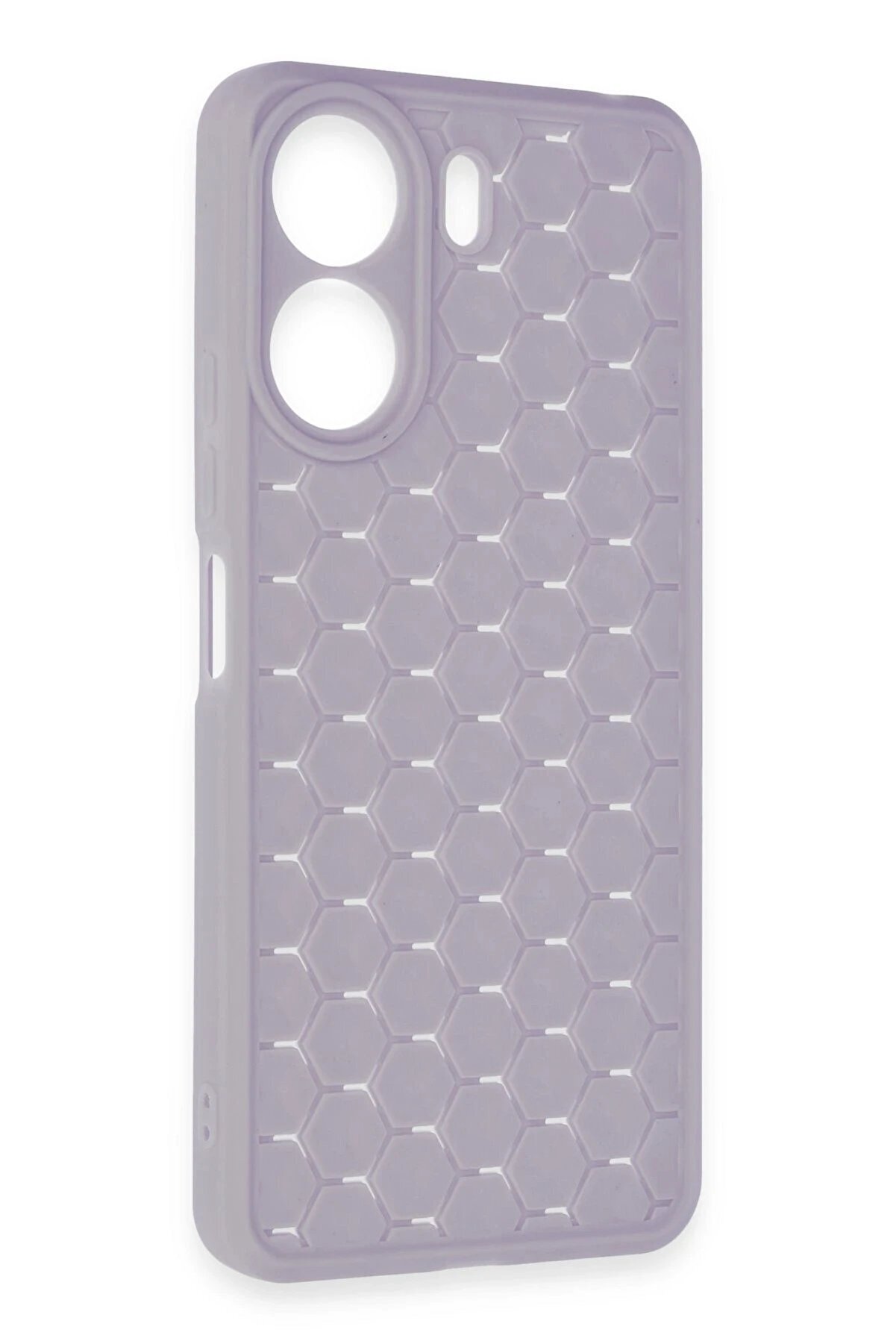 Xi̇aomi̇ Redmi̇ 13C Kılıf Petek Si̇li̇kon Kapak - Li̇la - Dropx5059-9918