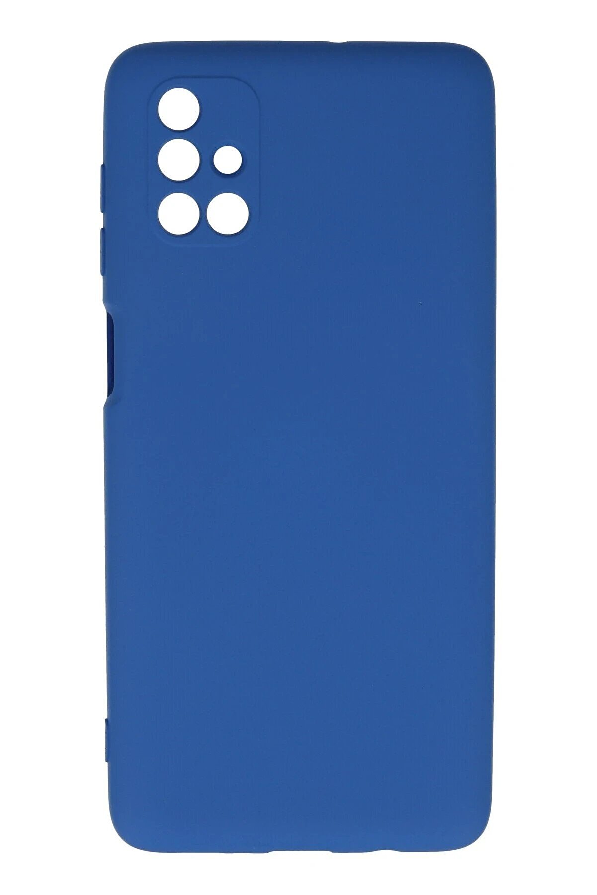 CepteToptan Samsung Galaxy M51 Kılıf Nano içi Kadife Silikon - Mavi - DROPX4897-8727