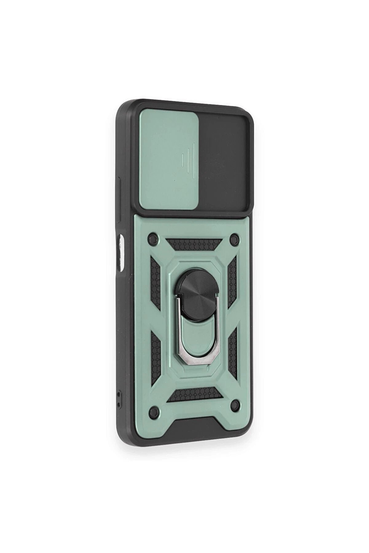 Xi̇aomi̇ Redmi̇ Note 12 4G Kılıf Pars Lens Yüzüklü Si̇li̇kon - Yeşi̇l - Dropx5072-7261