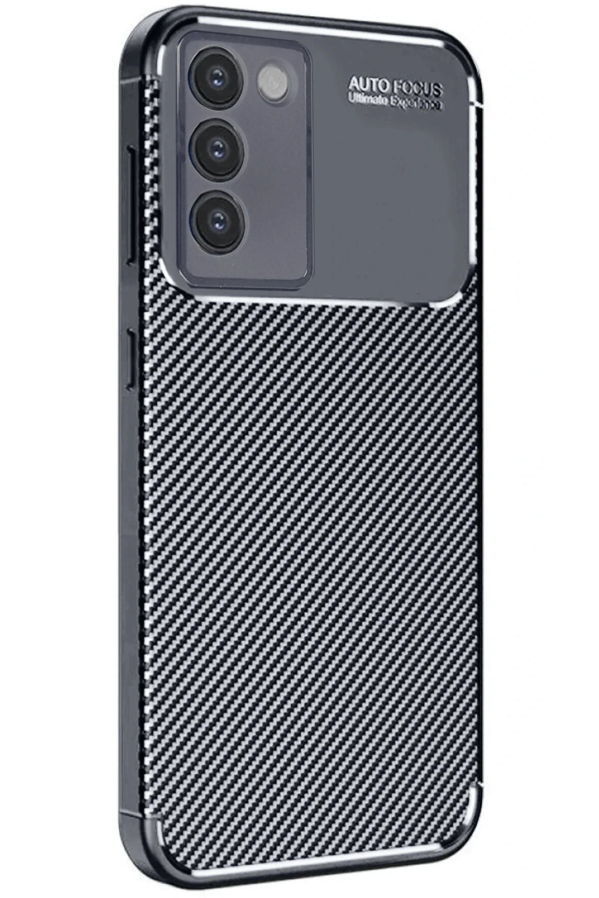 CepteToptan Vivo V30 Lite 4G Kılıf Auto Focus Karbon Kapak - Siyah - DROPX4828-4879