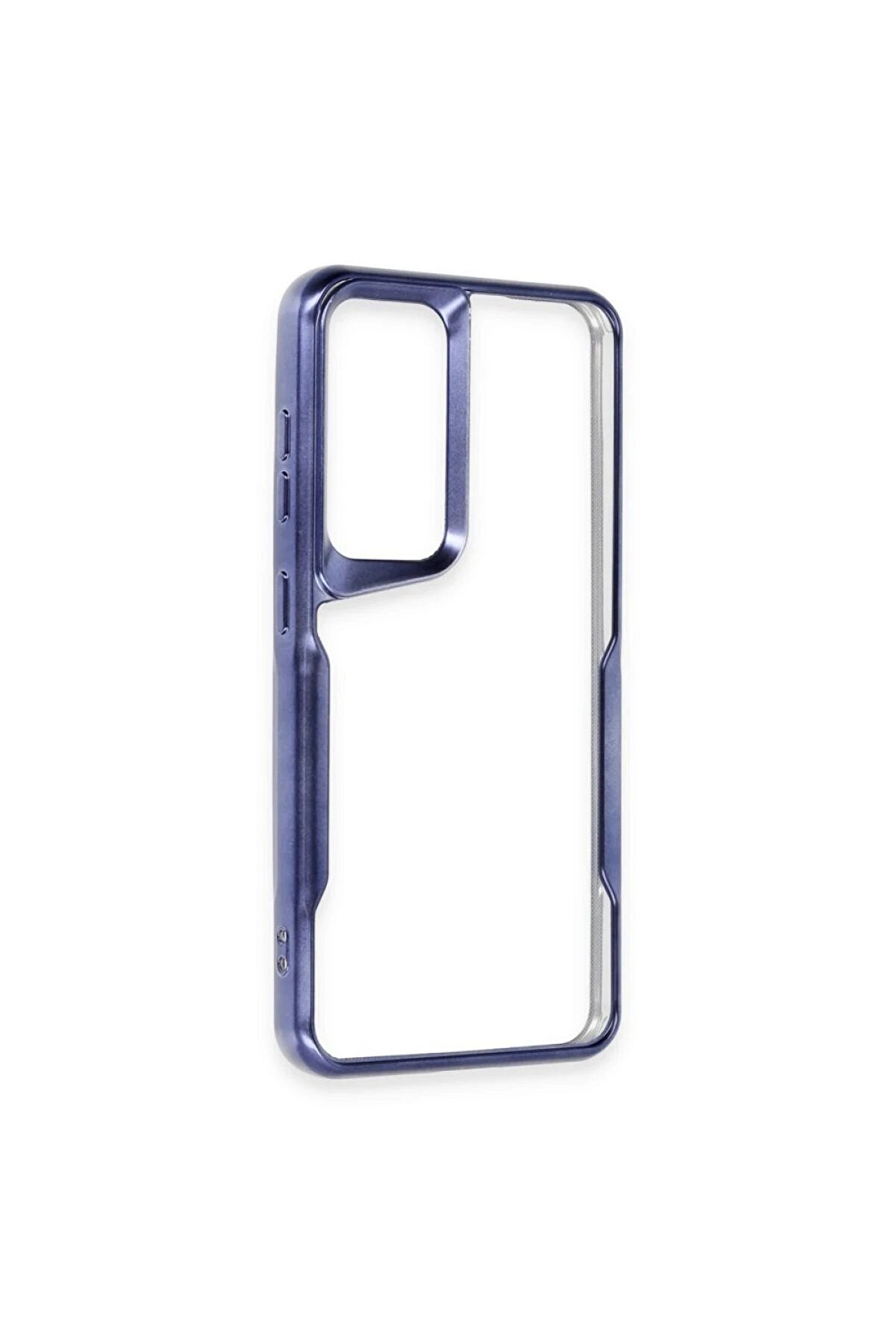 Samsung Galaxy A15 4G Kılıf Boyi̇ Si̇li̇kon Kapak - Laci̇vert - Dropx4641-3421