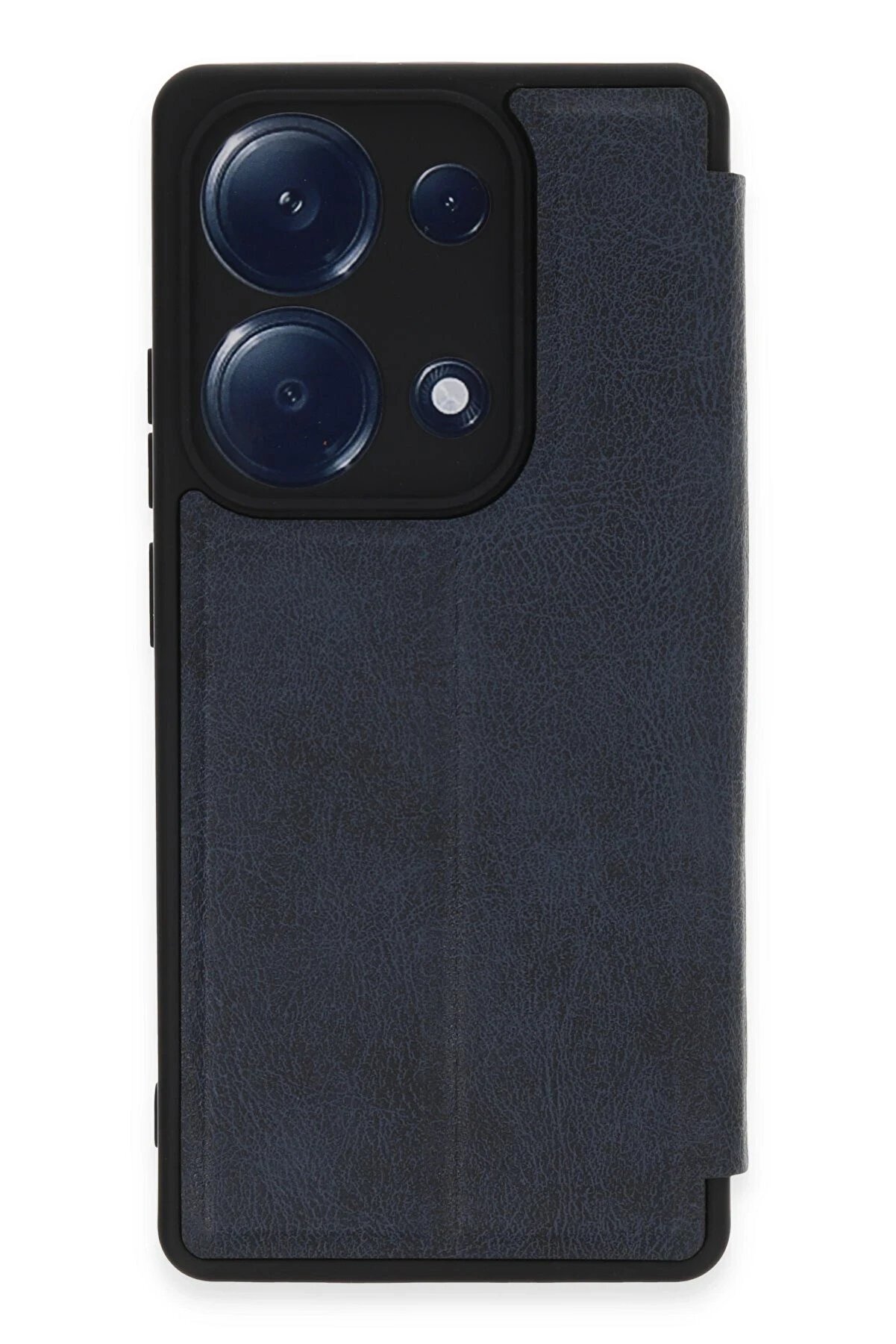 Xi̇aomi̇ Redmi̇ Note 13 Pro 4G Kılıf Fli̇p Cover - Laci̇vert - Dropx1020-5589