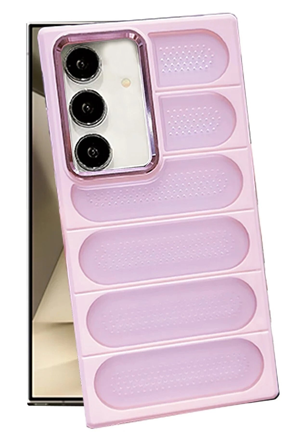 CepteToptan Samsung Galaxy S24 Kılıf Airmax Silikon Kapak - Pembe - DROPX5505-7349