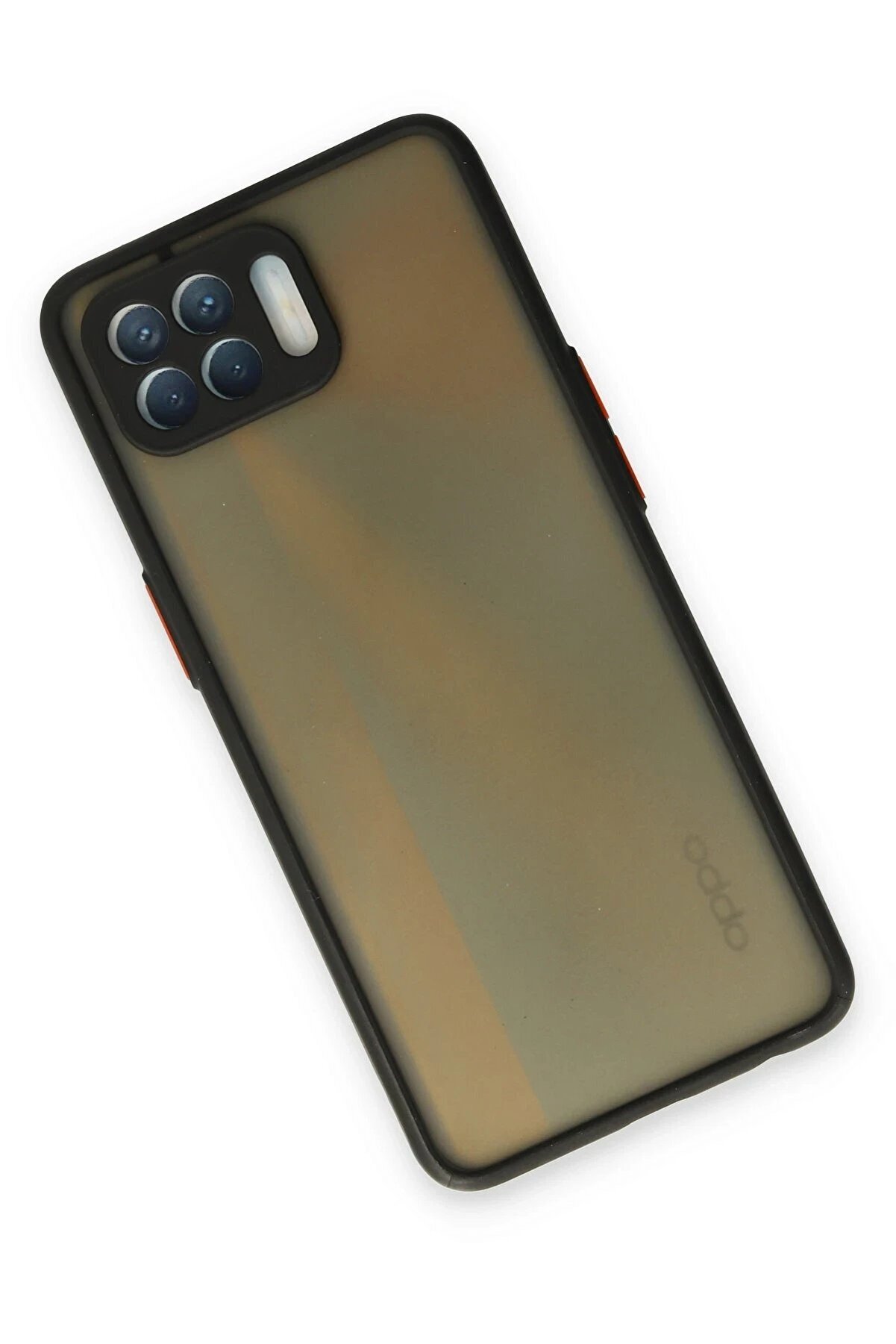 Oppo Reno 4 Li̇te Kılıf Montreal Si̇li̇kon Kapak - Si̇yah - Dropx1506-6293