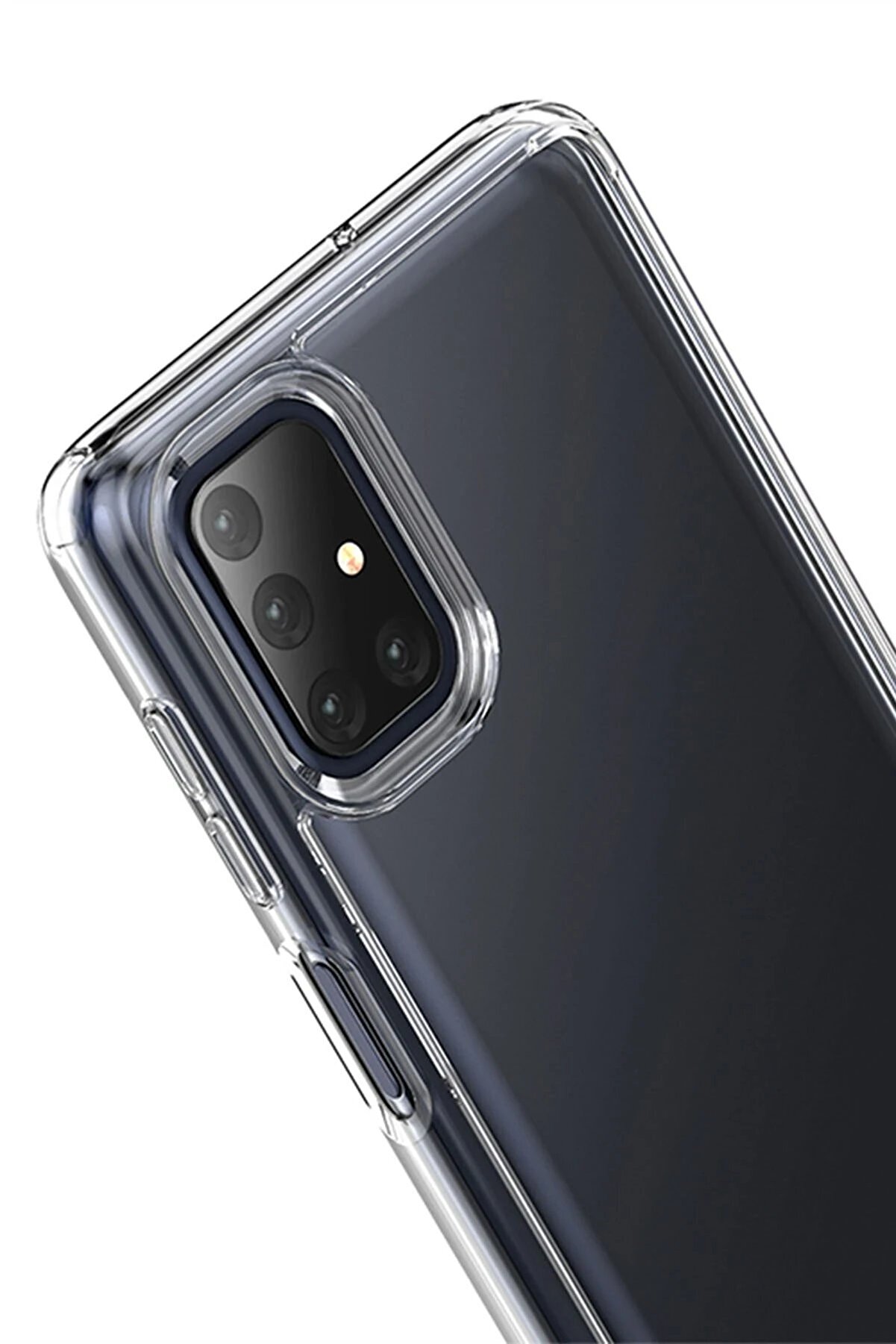 Samsung Galaxy M51 Kılıf L&uuml;x Şeffaf Si̇li̇kon - Dropx8386-1909