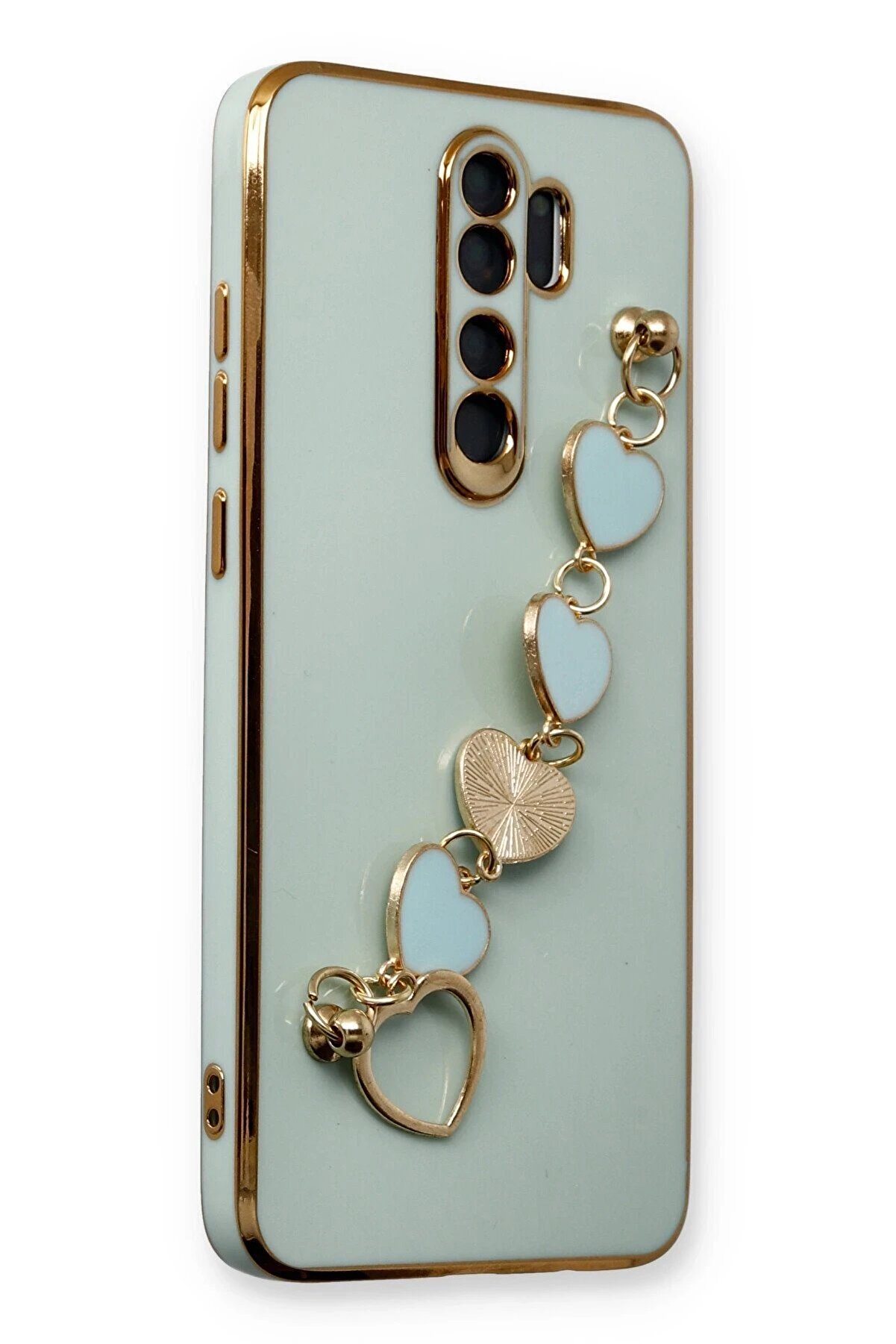 CepteToptan Xiaomi Redmi Note 8 Pro Kılıf Esila Silikon - Su Yeşili - DROPX4006-8116