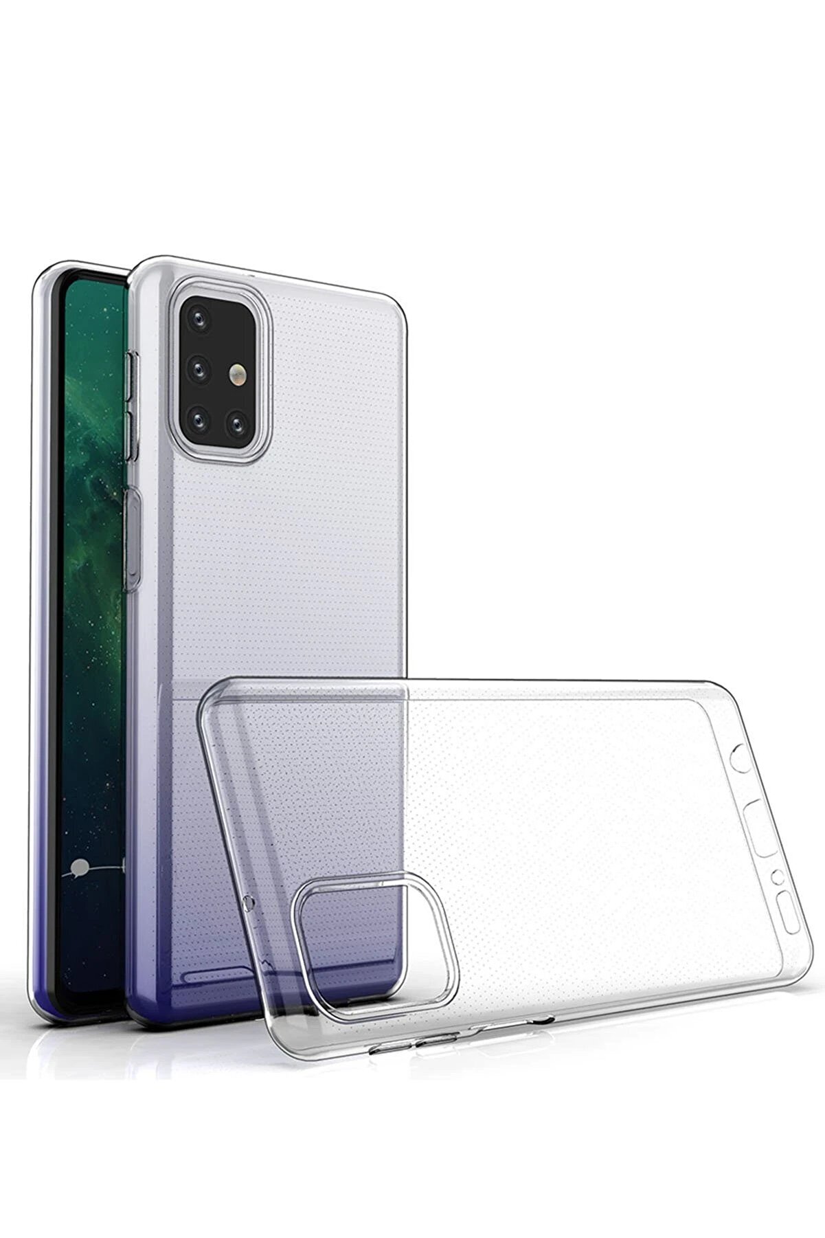 Samsung Galaxy M31S Kılıf Lüx Şeffaf Si̇li̇kon - Dropx5972-5322