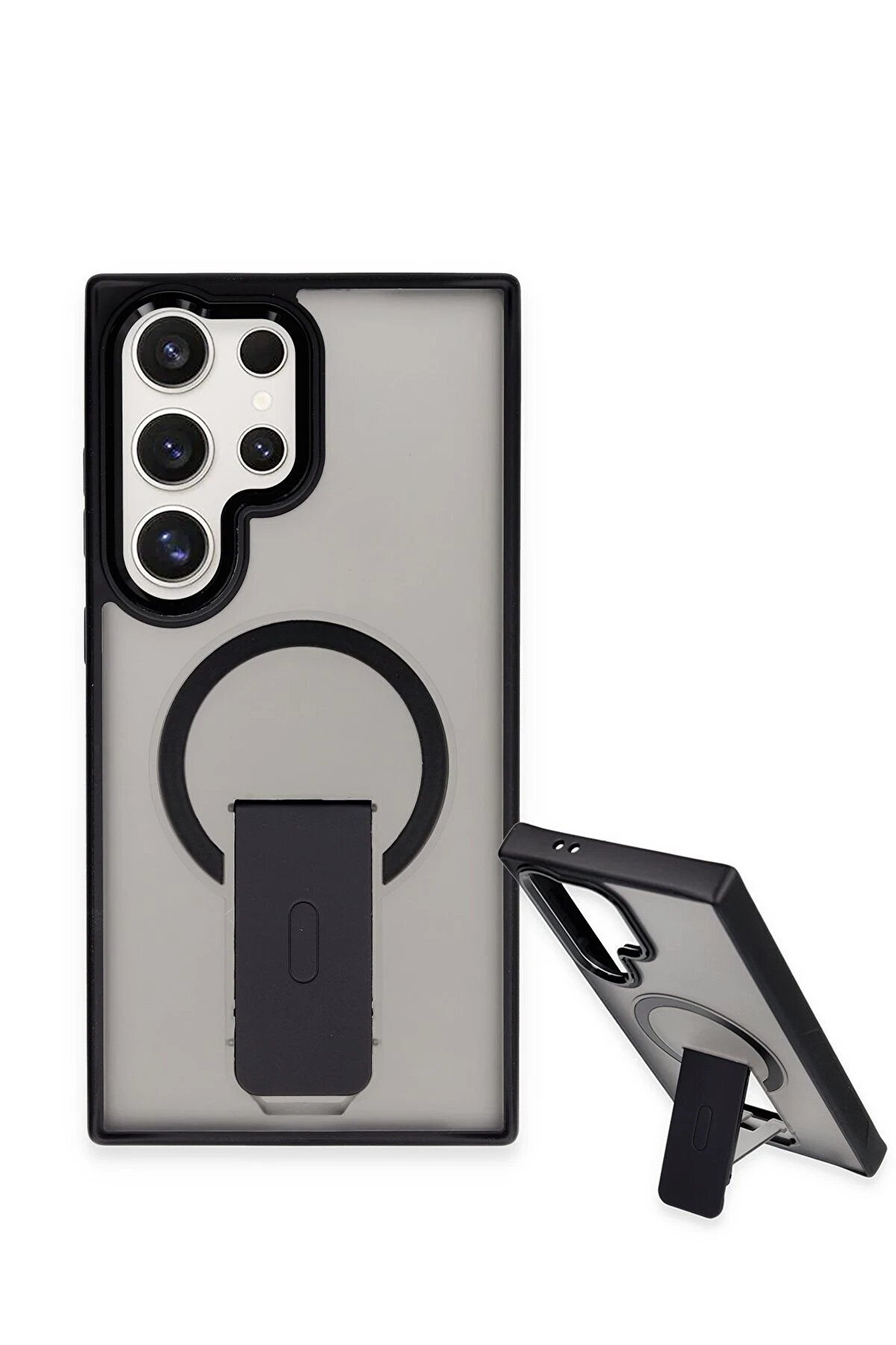 Samsung Galaxy S24 Ultra Tork Magsafe Standlı Kapak - Li̇la - Dropx7193-8805